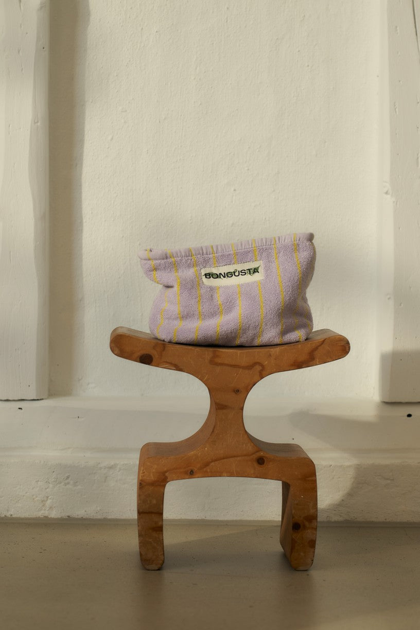 Naram Kulturbeutel | Lilac & Neon Yellow