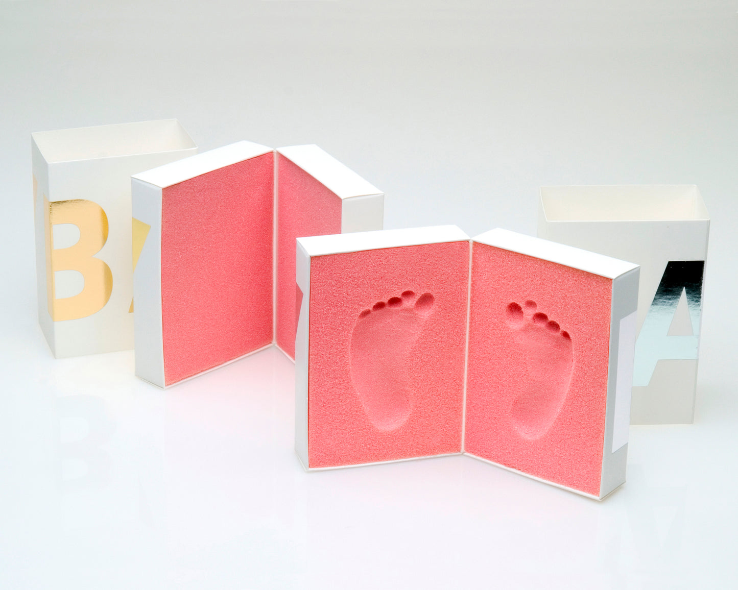 Baby Fußabdruck-Set | Erinnerungs-Box von Marlies von Soden