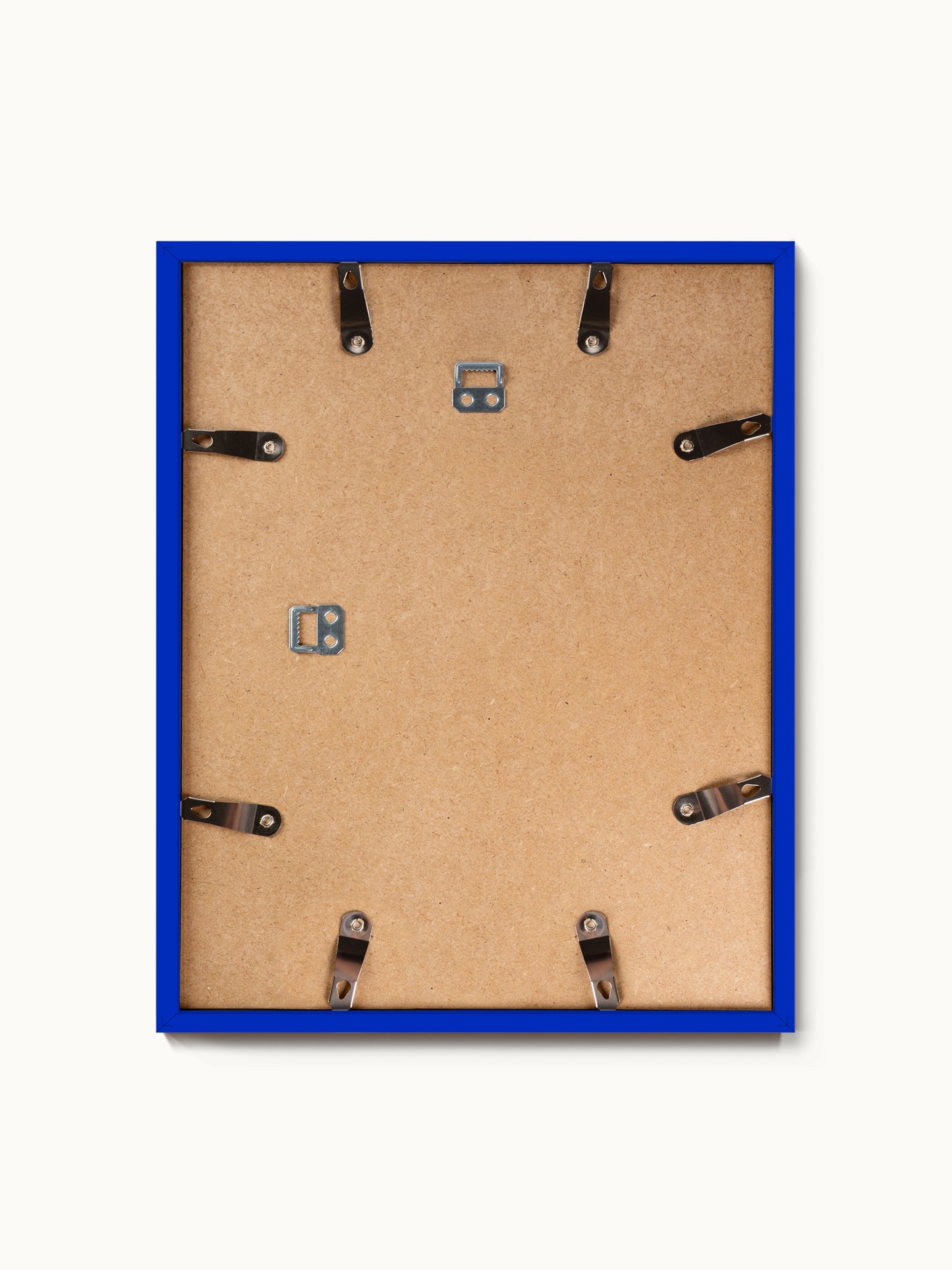 Bilderrahmen Blau mit Echtglas