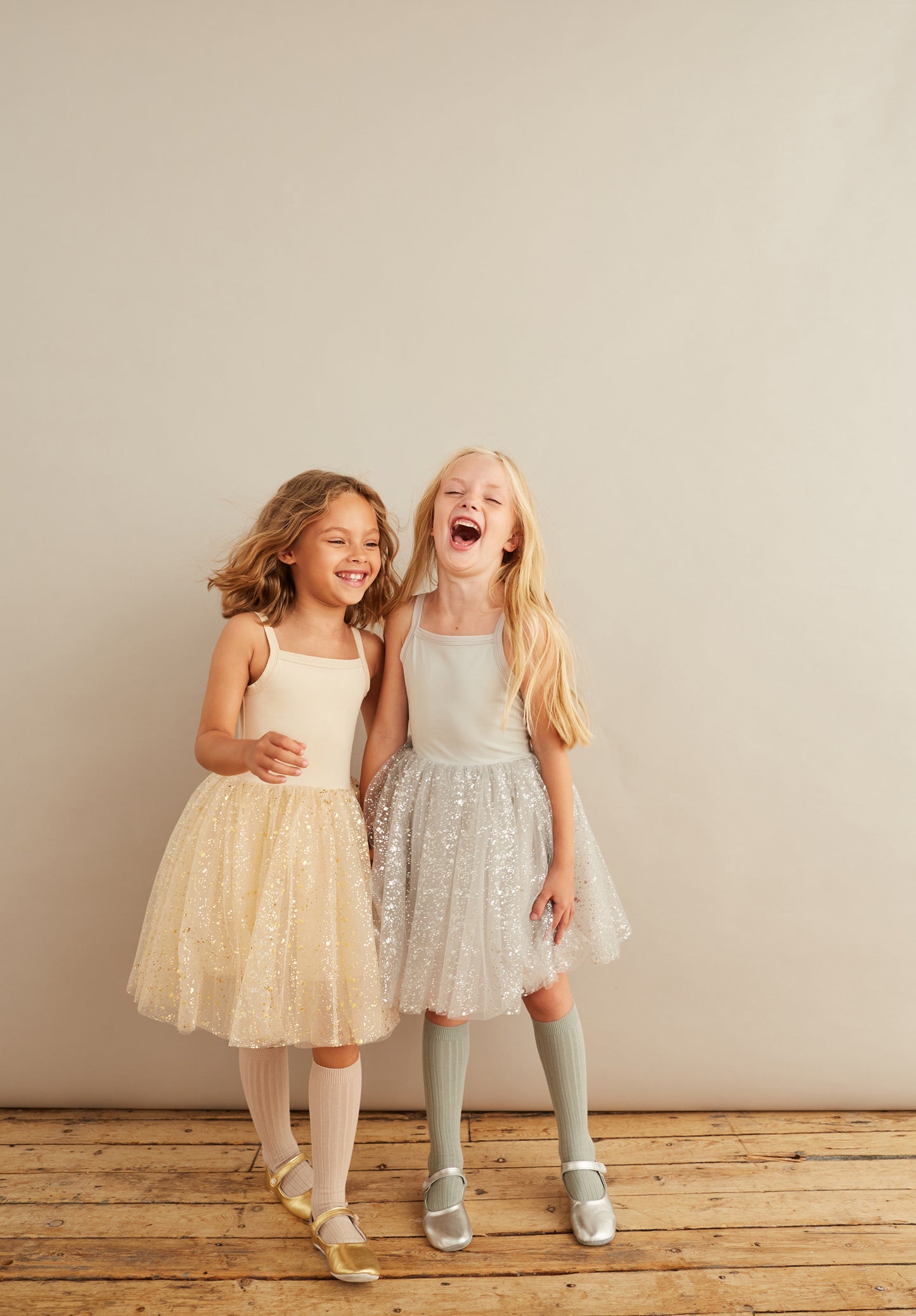 Kleid mit Tüll und Glitzer „Hot Pink“ 4-6 Jahre von Bob & Blossom