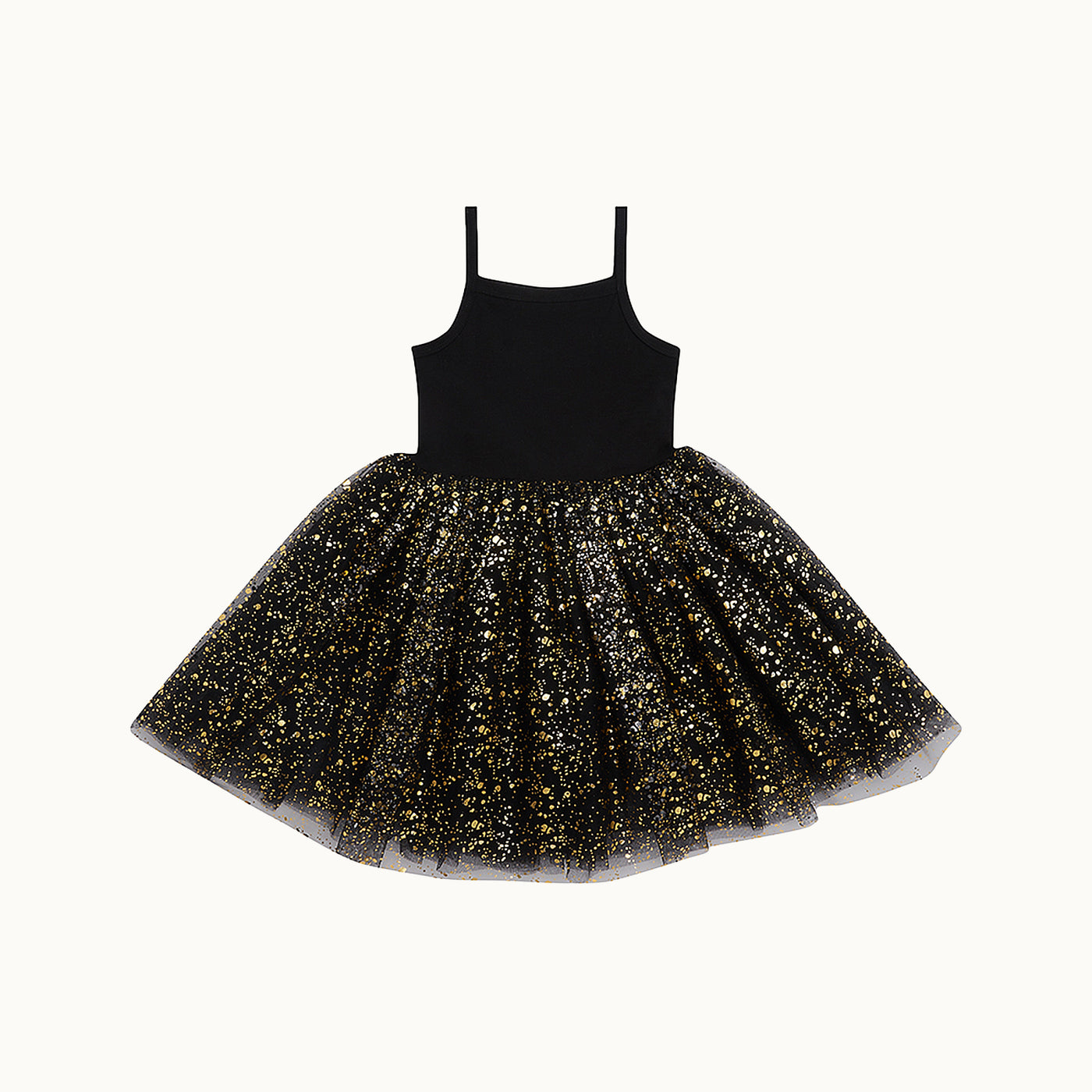 Kleid mit Tüll und Glitzer „Black“ 4-6 Jahre von Bob & Blossom