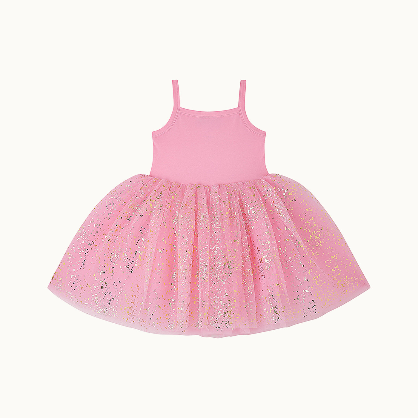 Kleid mit Tüll und Glitzer „Hot Pink“ 4-6 Jahre von Bob & Blossom