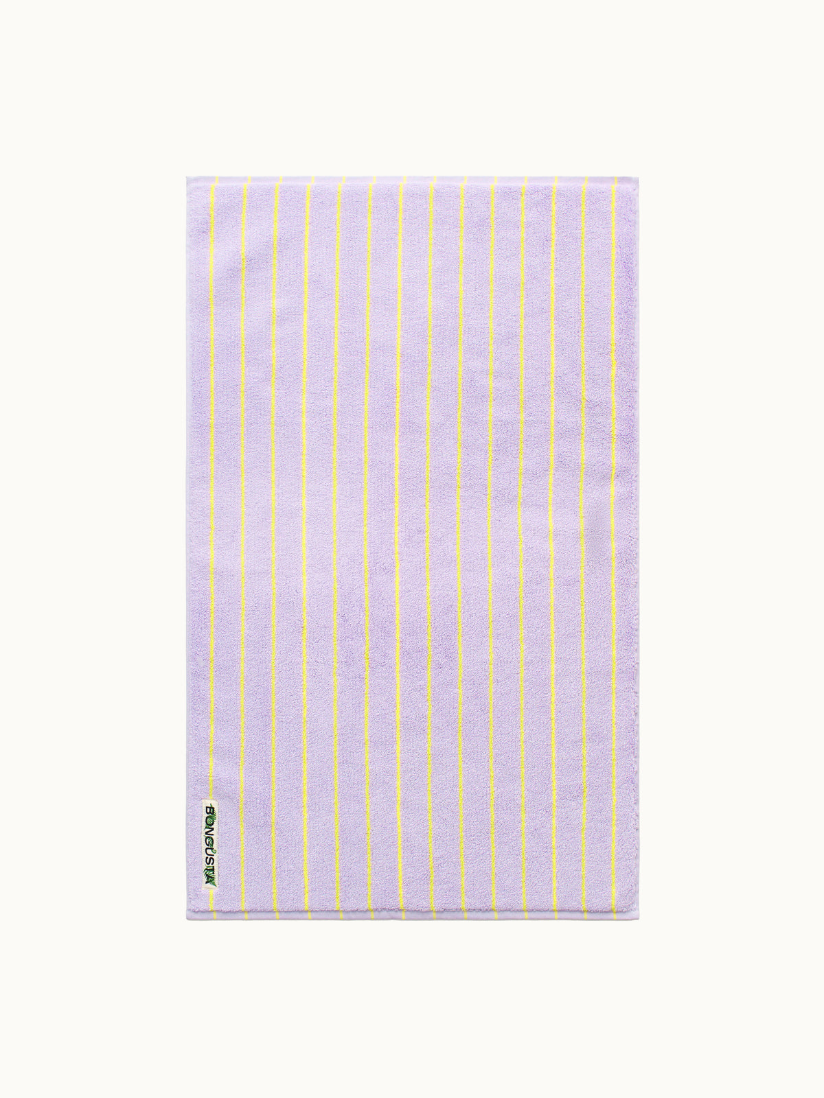 Naram Badematte | Lilac & Neon Yellow von Bongusta