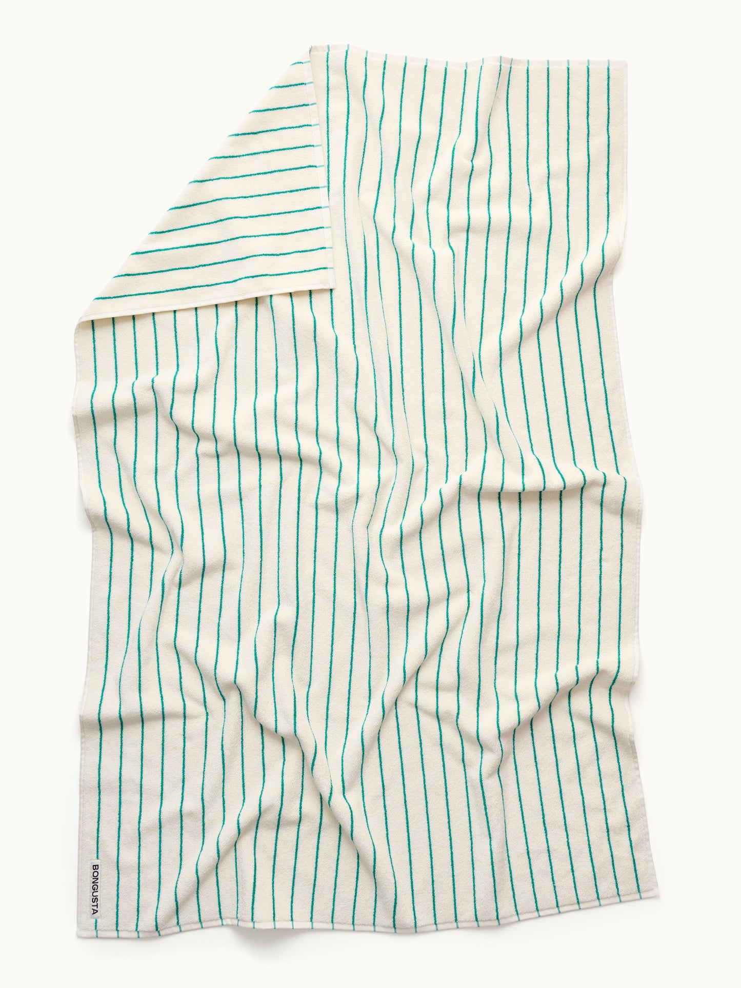 Naram Handtuch | Pure White & Grass von Bongusta