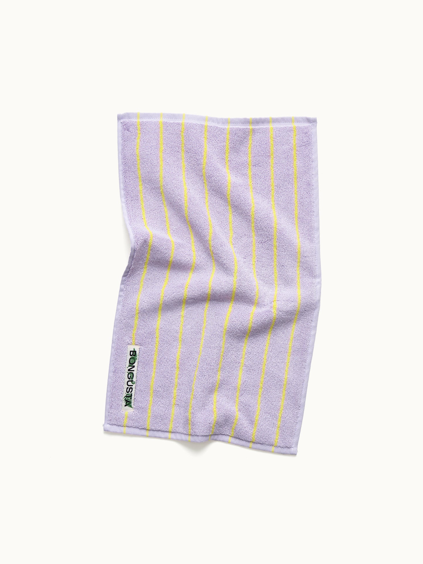 Naram Handtuch | Lilac & Neon Yellow von Bongusta