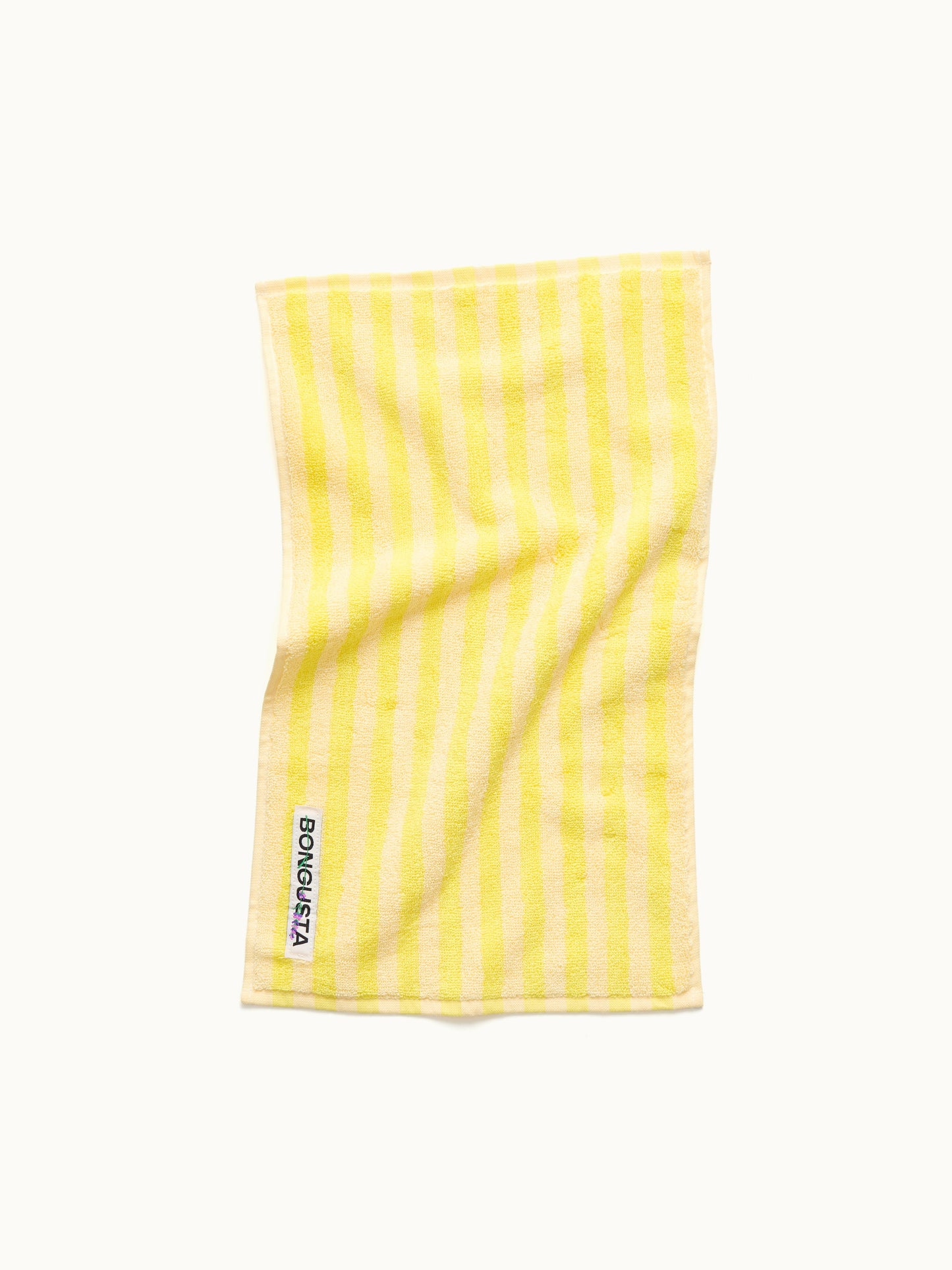 Naram Handtuch | Pristine & Neon Yellow von Bongusta