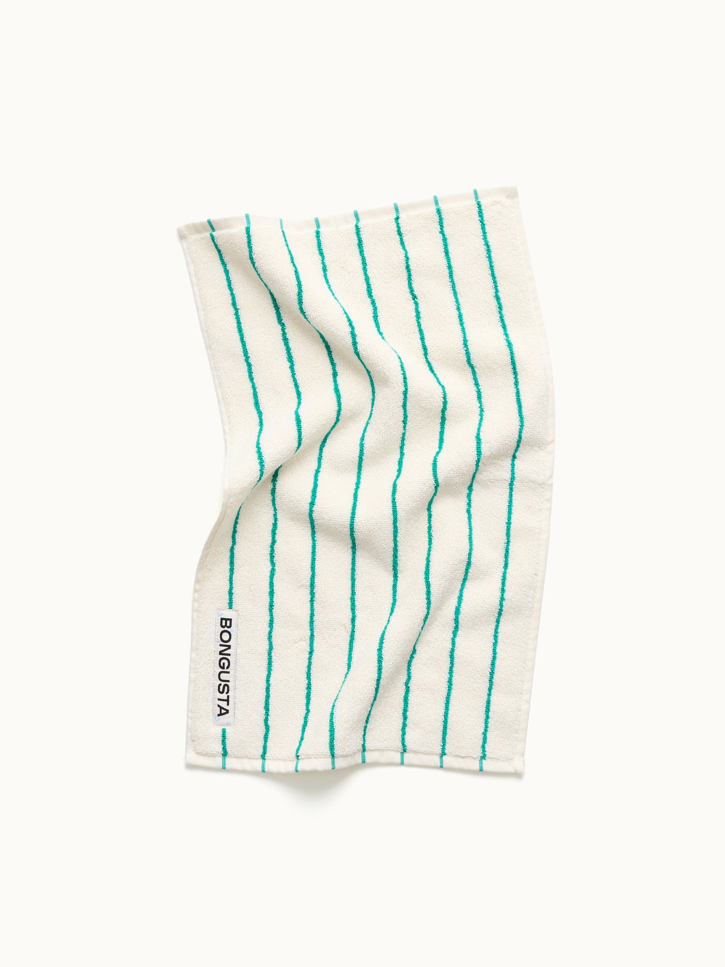 Naram Handtuch | Pure White & Grass von Bongusta