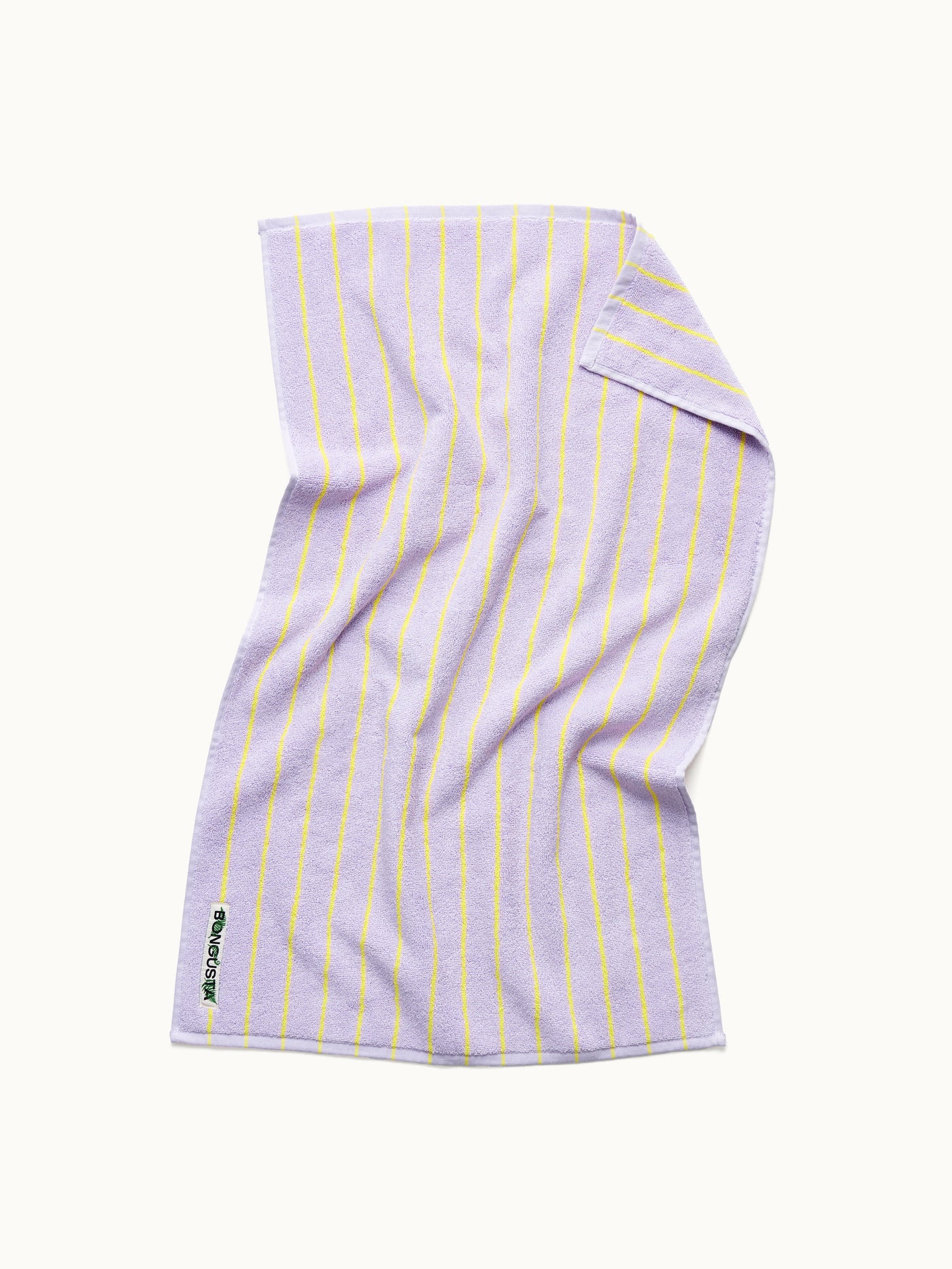 Naram Handtuch | Lilac & Neon Yellow von Bongusta