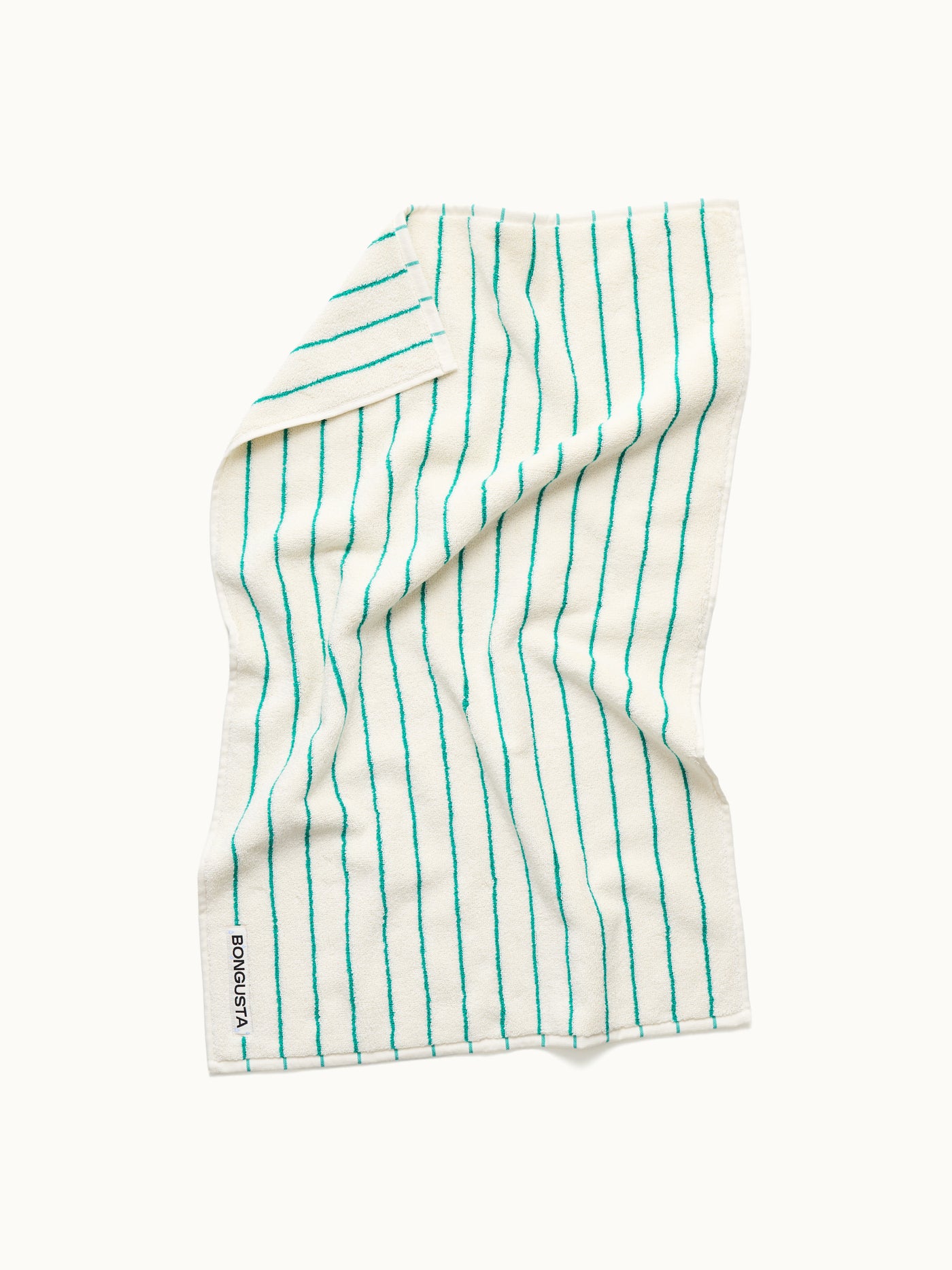 Naram Handtuch | Pure White & Grass von Bongusta