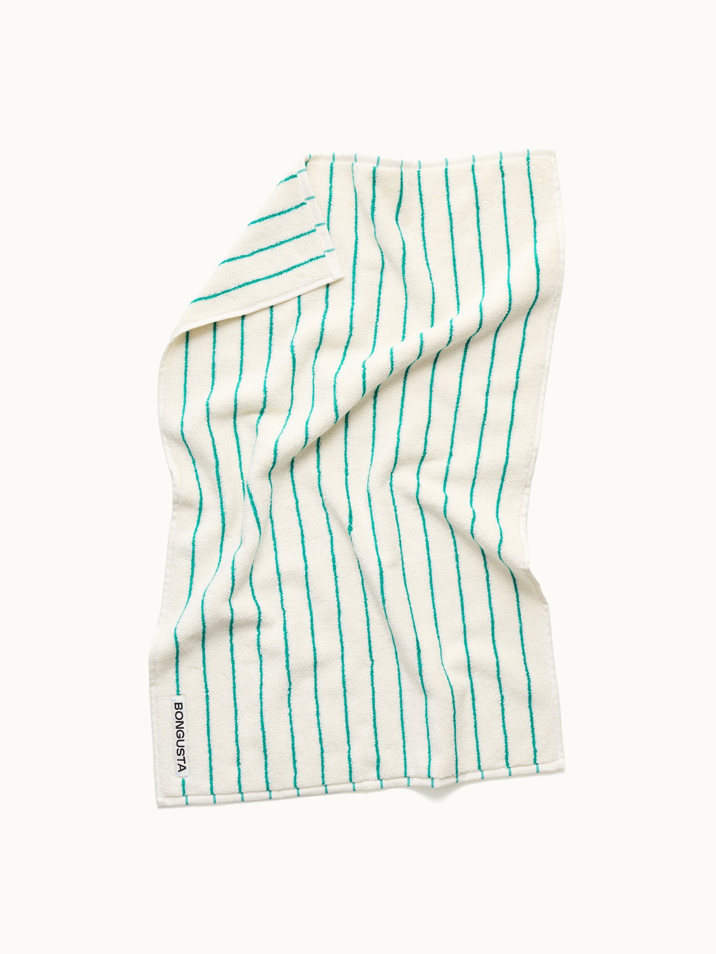 Naram Handtuch | Pure White & Grass von Bongusta