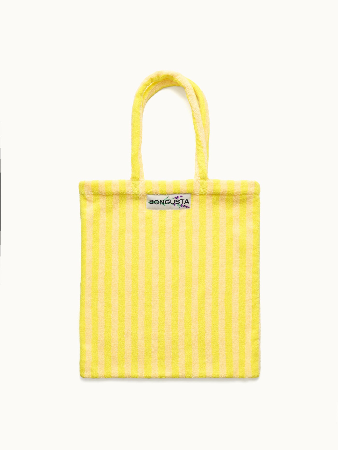 Naram Tote Bag | Pristine & Neon Yellow