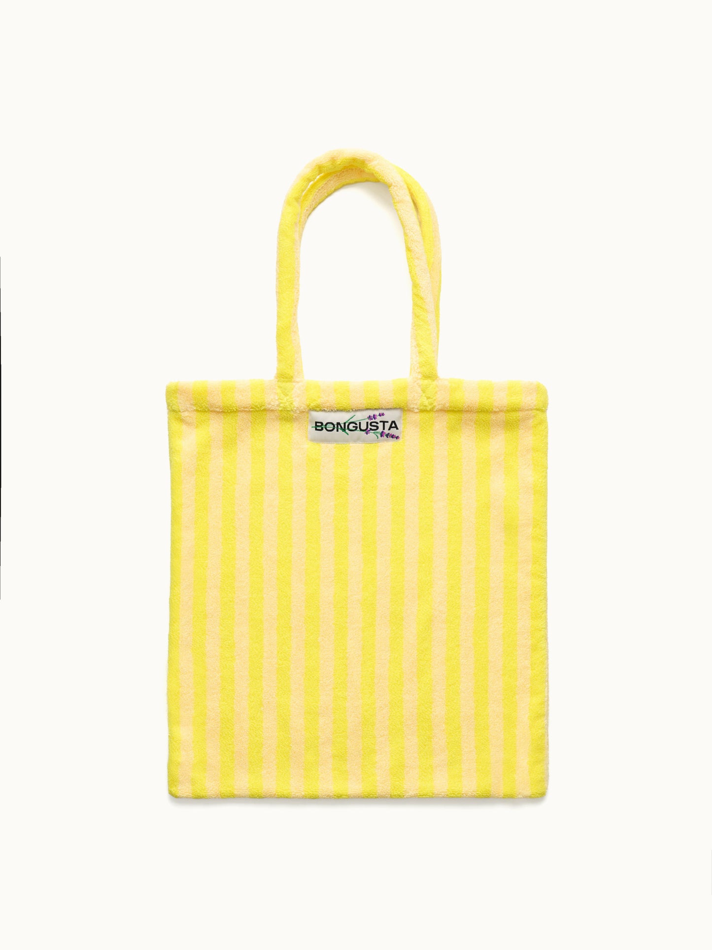 Naram Tote Bag | Pristine & Neon Yellow