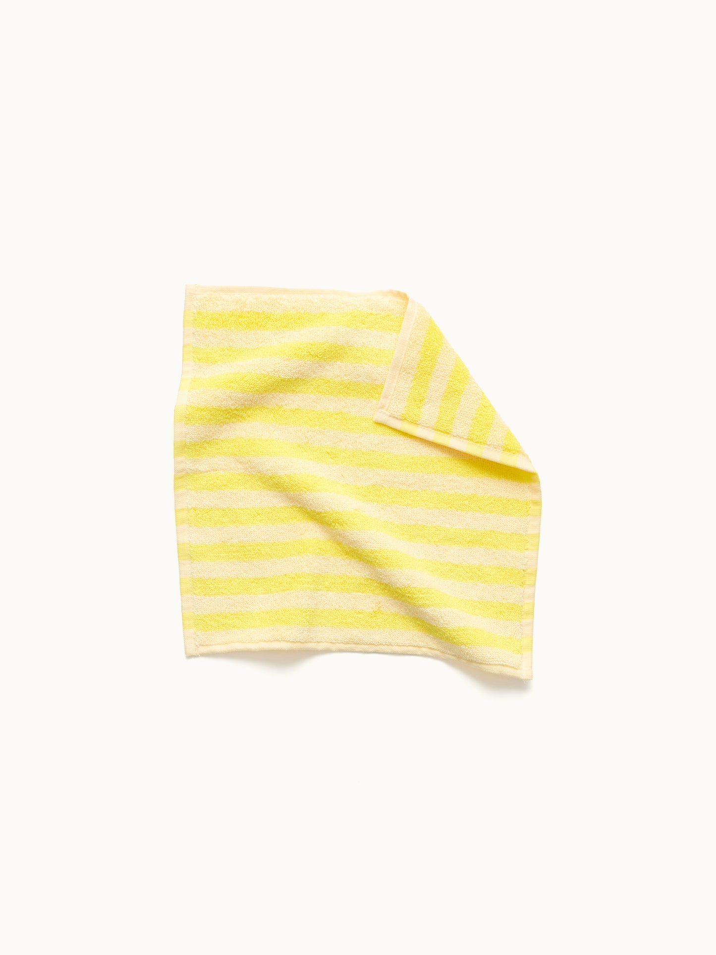 Naram Handtuch | Pristine & Neon Yellow von Bongusta