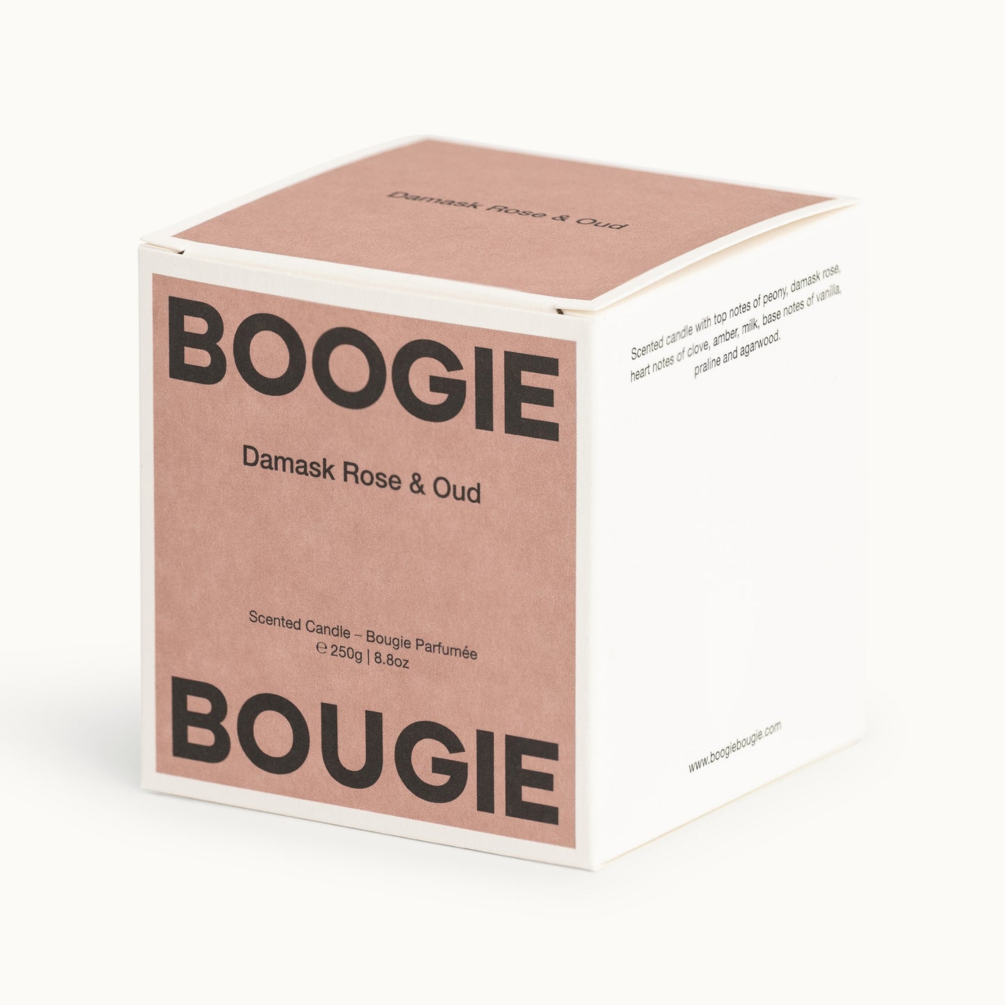 Duftkerze Damask | Rose & Oud von Boogie Bougie