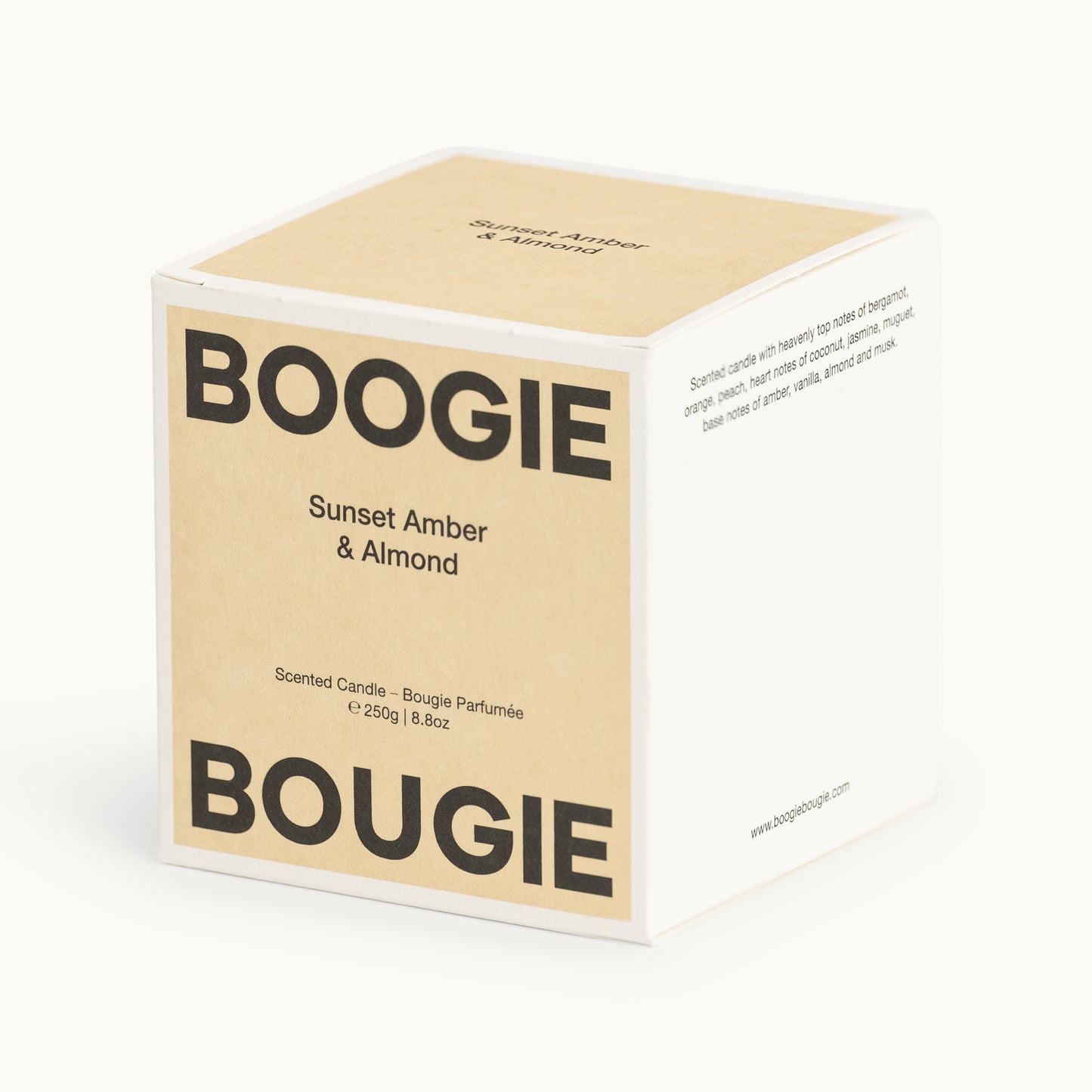 Duftkerze | Sunset Amber & Almond von Boogie Bougie