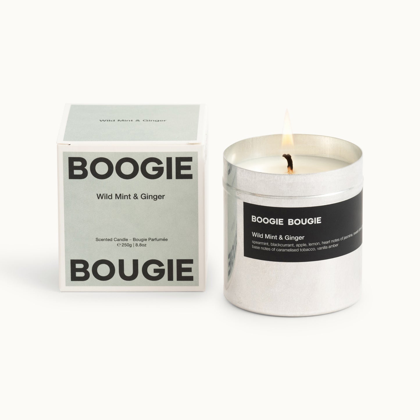 Duftkerze | Wild Mint & Ginger von Boogie Bougie
