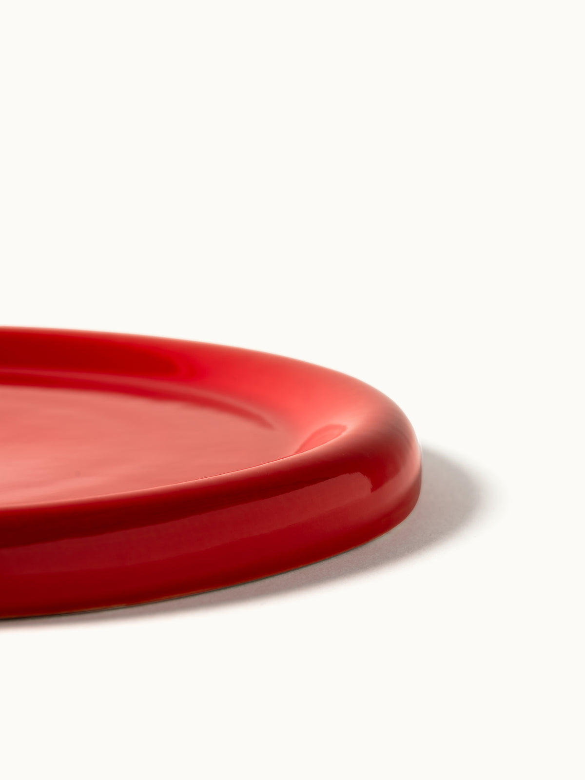 Teller Lütt in Rot von Brüüg