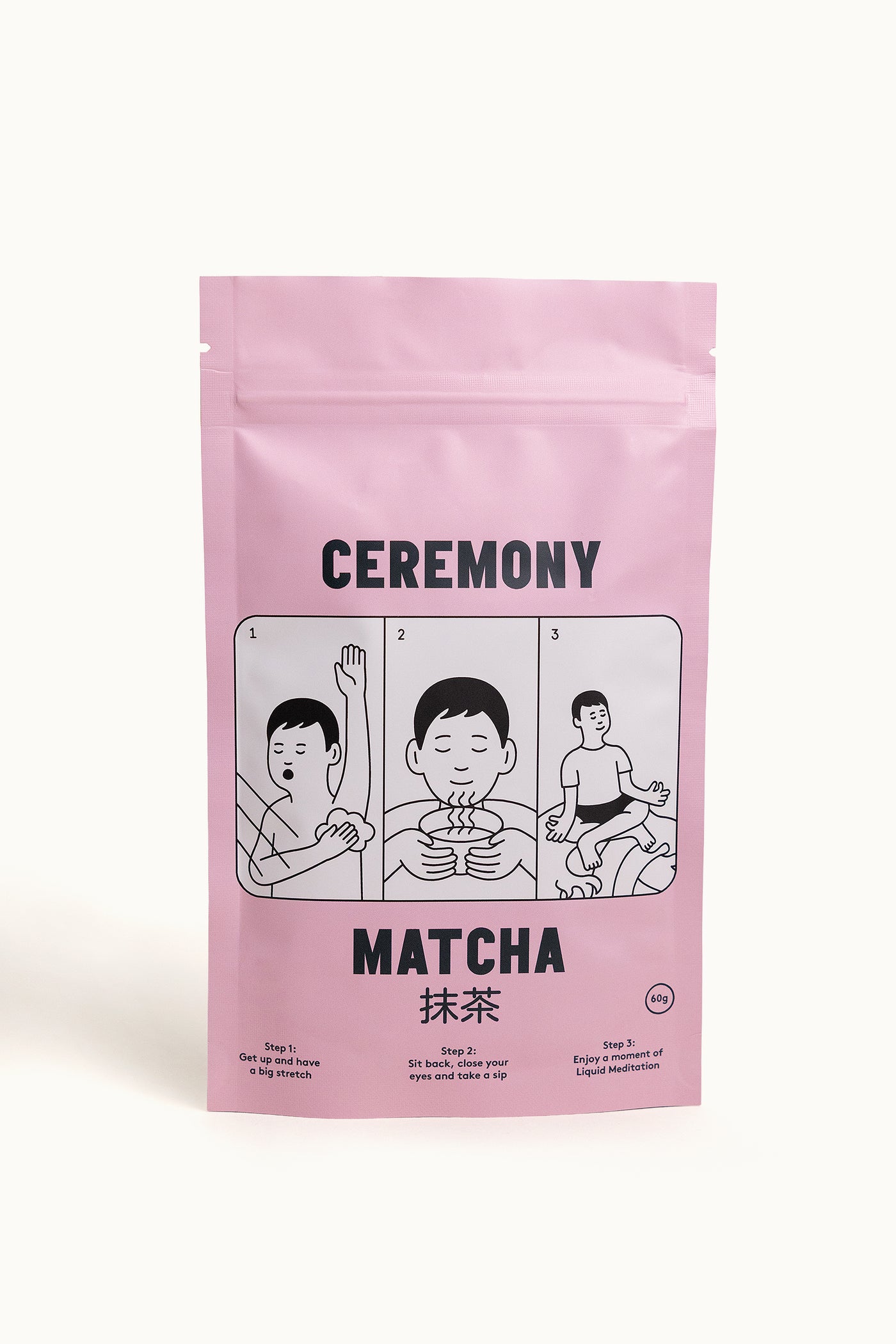 Ceremonial Grade Bio Matcha (60 g) im Ziplock-Bag von Ceremony Matcha
