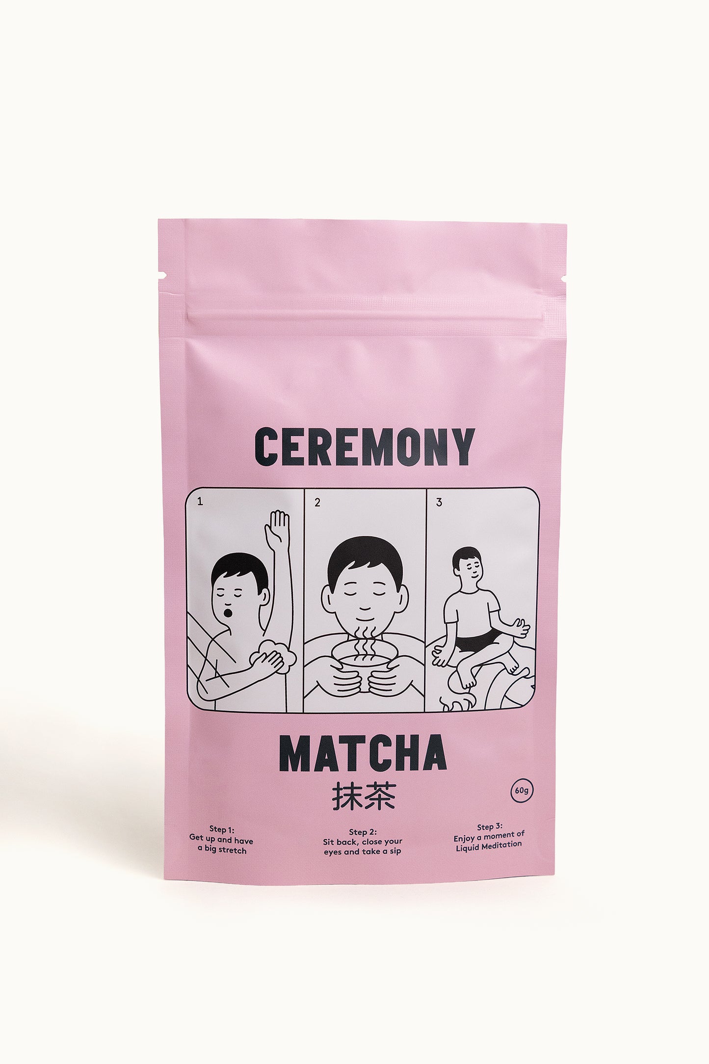 Ceremonial Grade Bio Matcha (60 g) im Ziplock-Bag von Ceremony Matcha