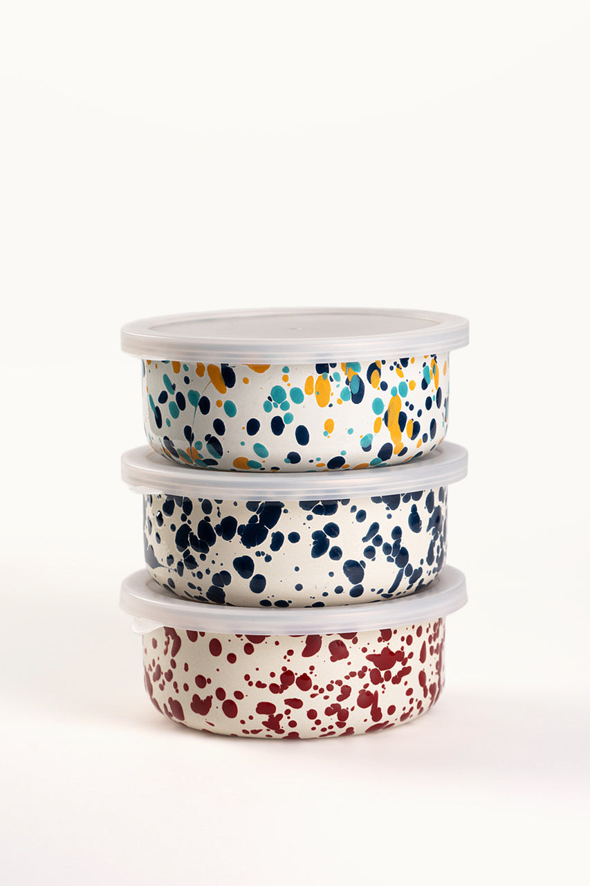 Emaille Dose Multicolor Splash von Crow Canyon