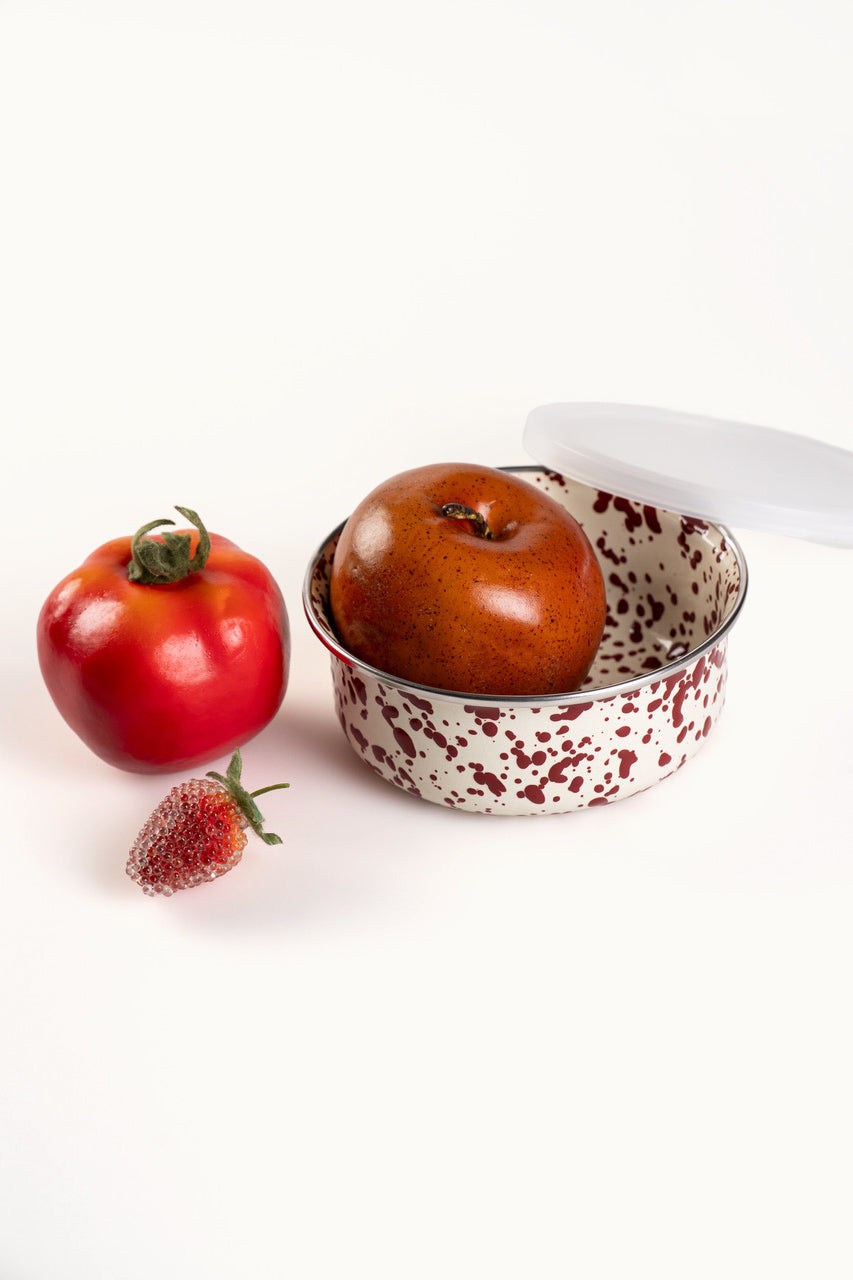 Emaille Dose Burgundy Splash von Crow Canyon