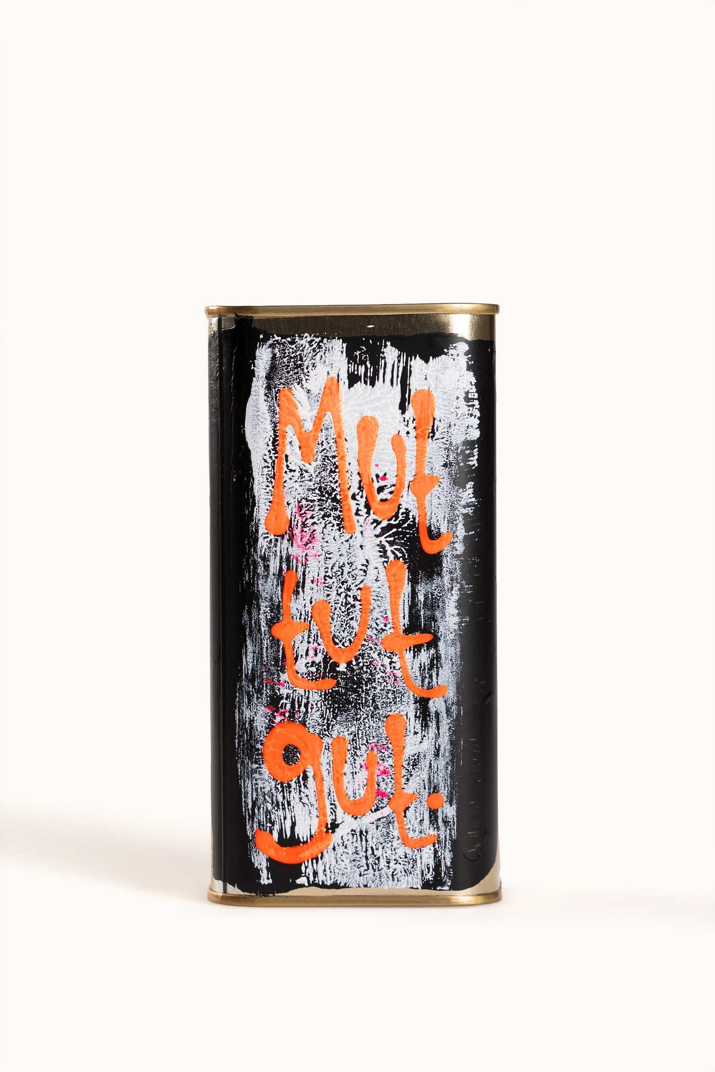 Bio-Olivenöl im handbemalten Kanister à 500 ml | Mut tut gut