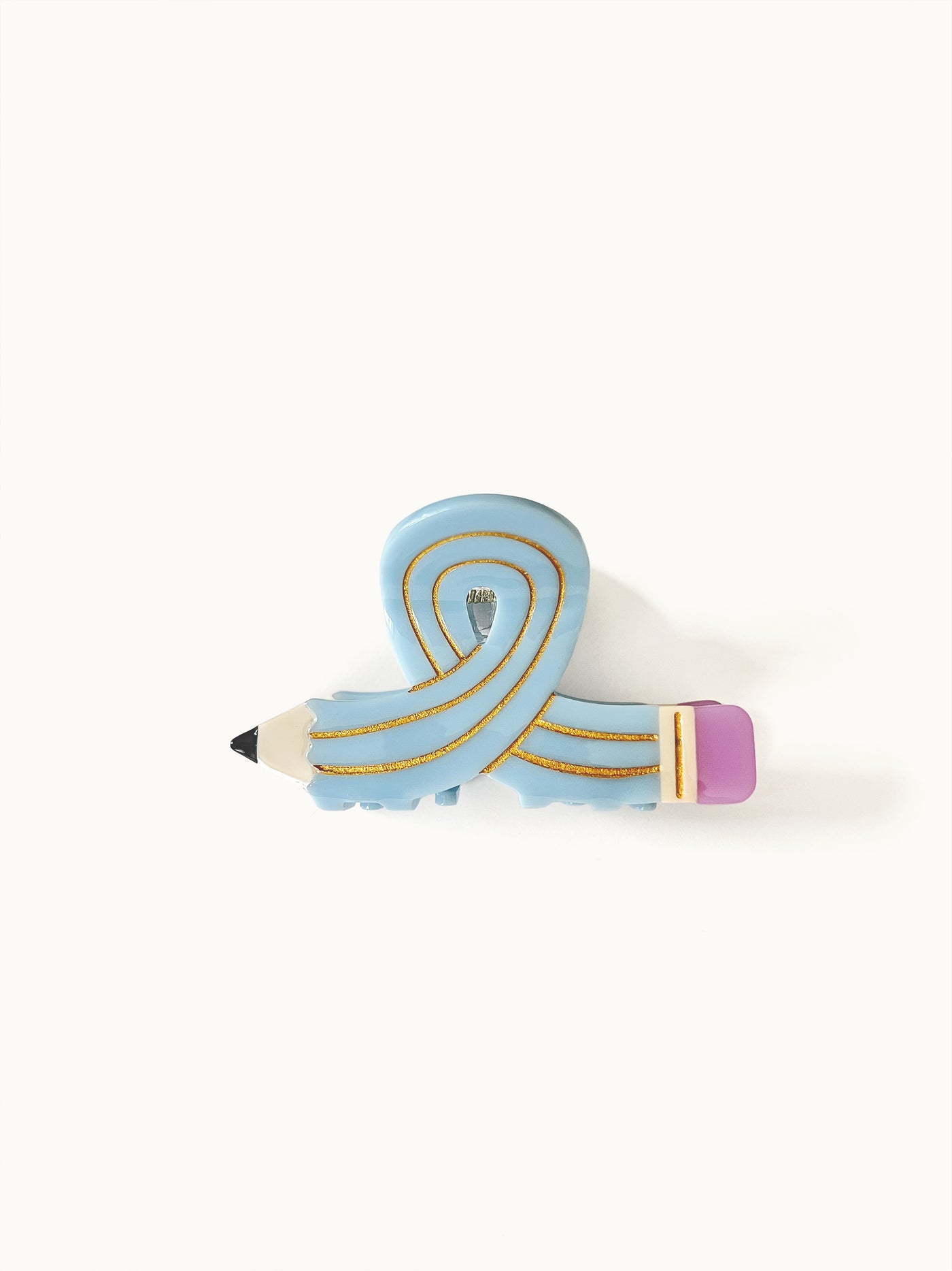 Haarklammer Bleistift | Hellblau