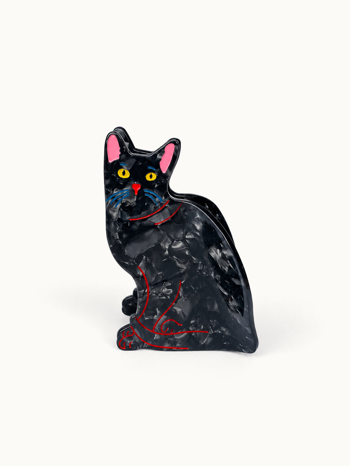 Haarklammer Schwarze Katze | Hair Claw