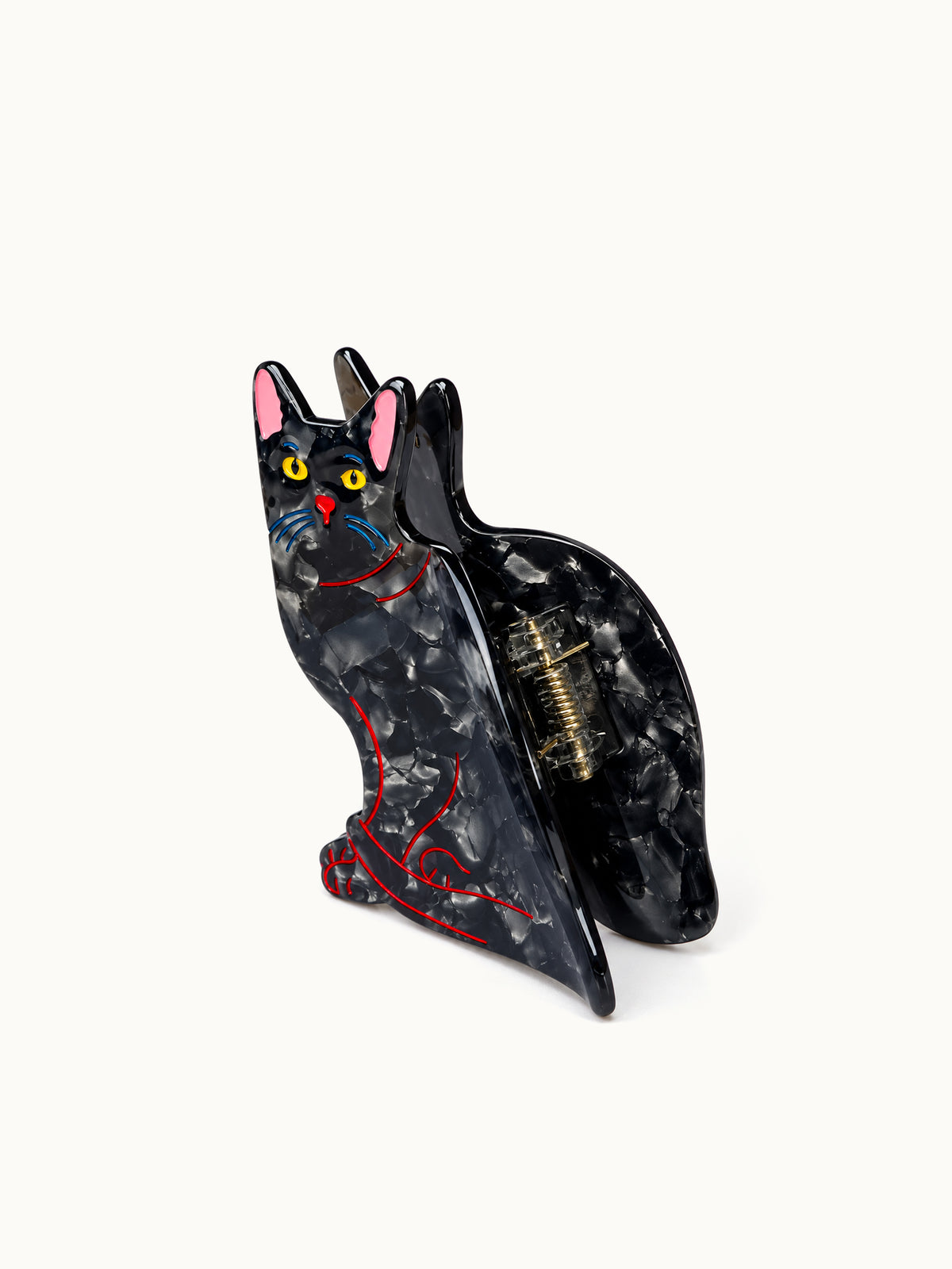 Haarklammer Schwarze Katze | Hair Claw