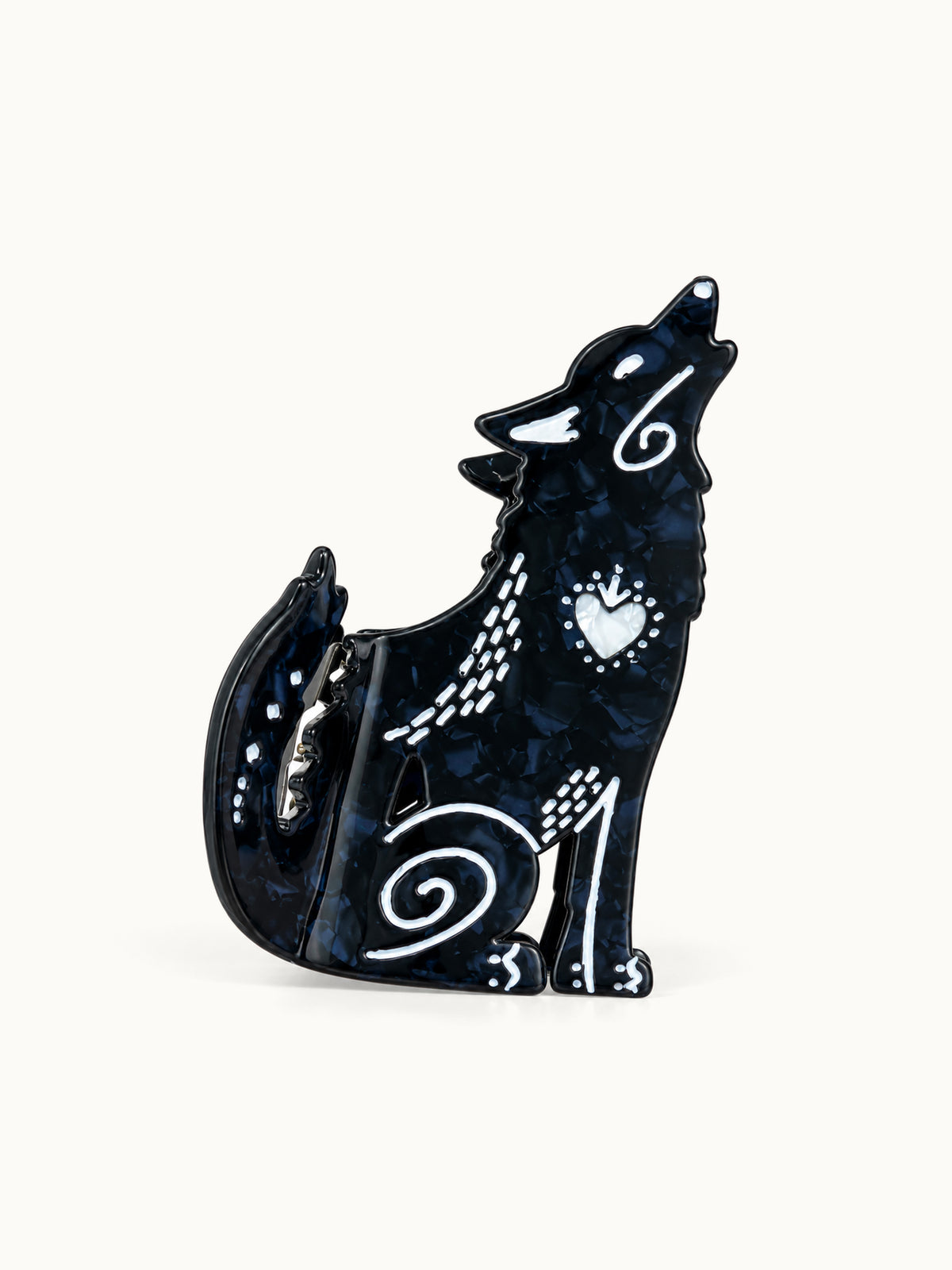 Haarklammer Heulender Wolf | Hair Claw