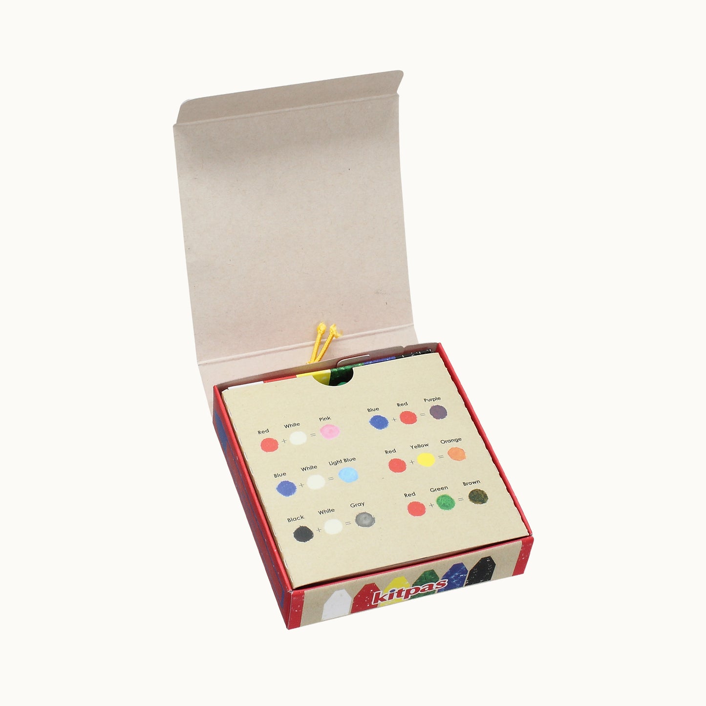 Kitpas Rice Bran Wax Art Crayons | 6er-Set Basic