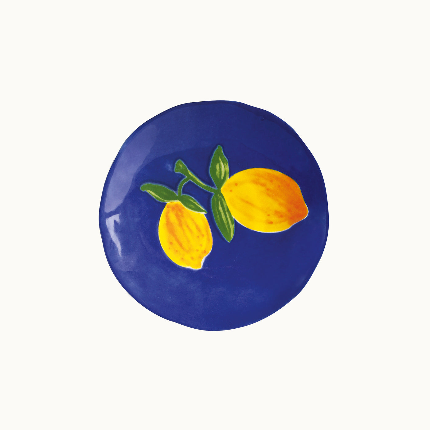 Teller Zitronen Ø 16 cm | Blau von &klevering