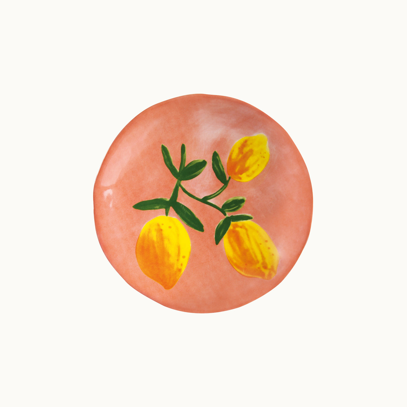 Teller Zitronen Ø 16 cm | Rosa von &klevering