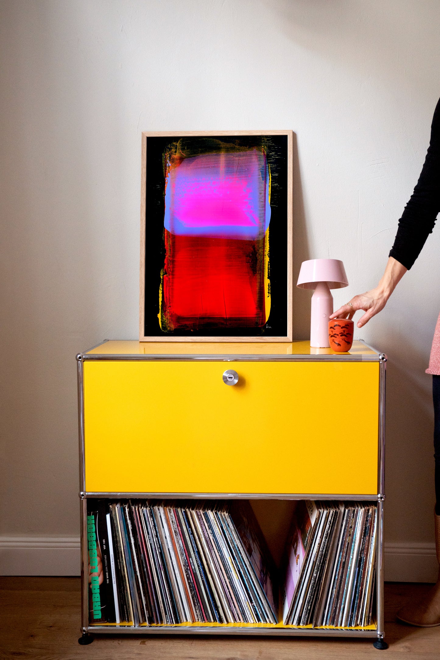 Kunstdruck „Rothko Hommage (Pink, Blau & Rot)“ | Design by Lisa Geyer