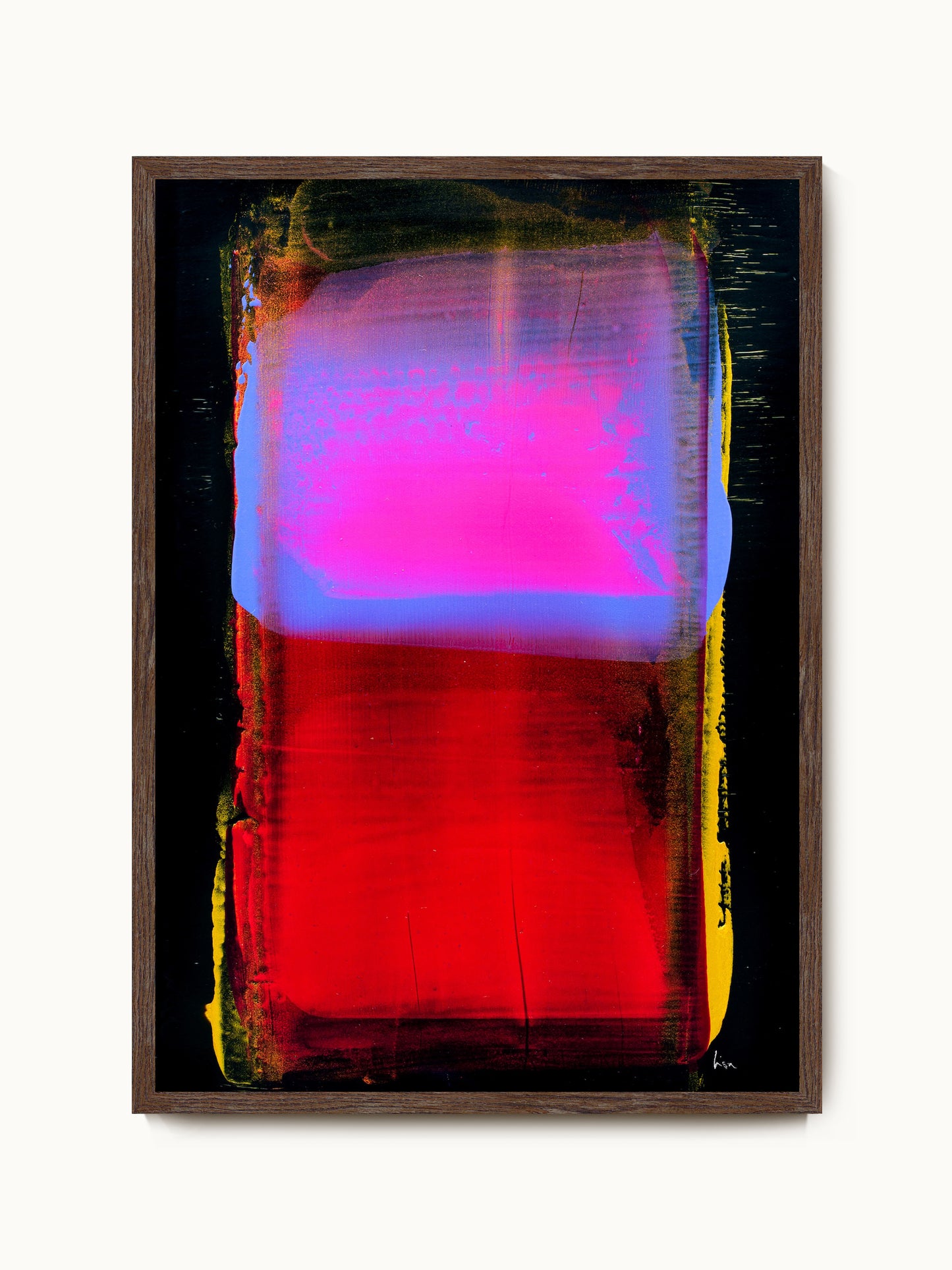 Kunstdruck „Rothko Hommage (Pink, Blau & Rot)“ | Design by Lisa Geyer