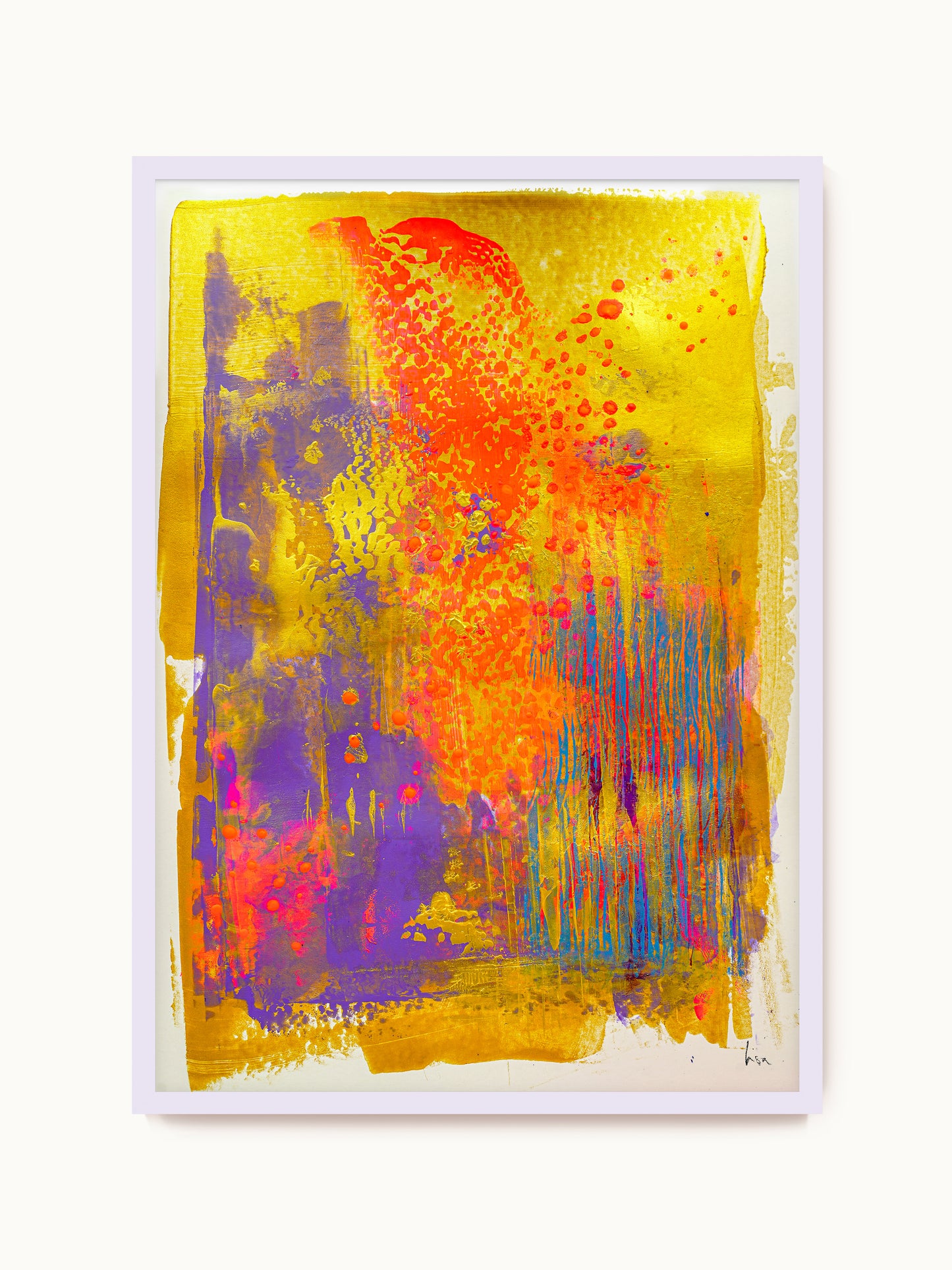 Kunstdruck „Goldene Abstraktion“ | Design by Lisa Geyer