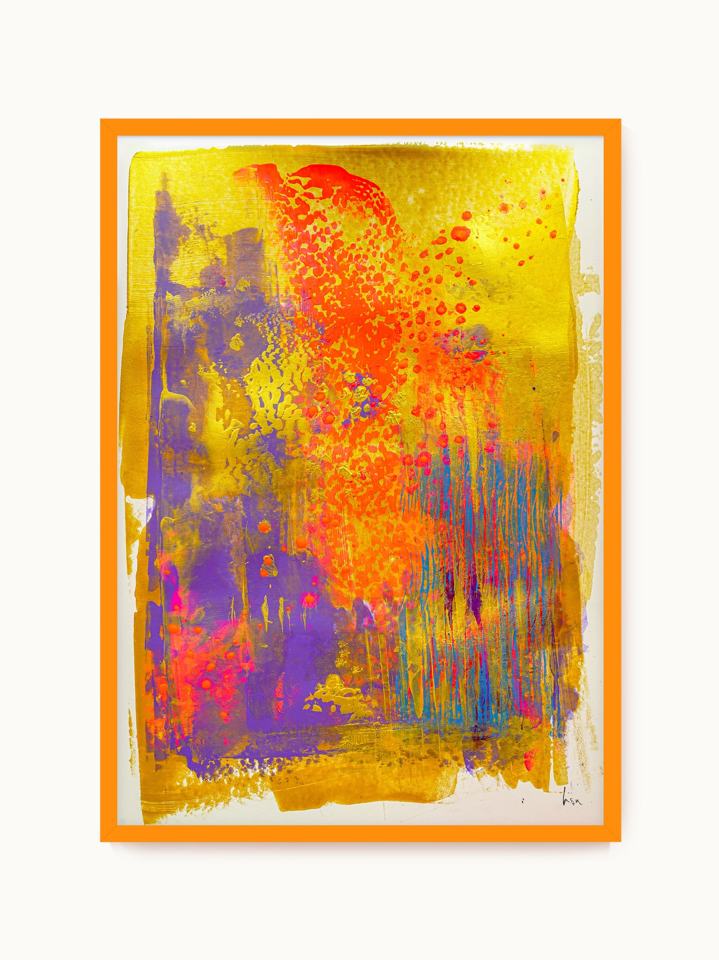 Kunstdruck „Goldene Abstraktion“ | Design by Lisa Geyer