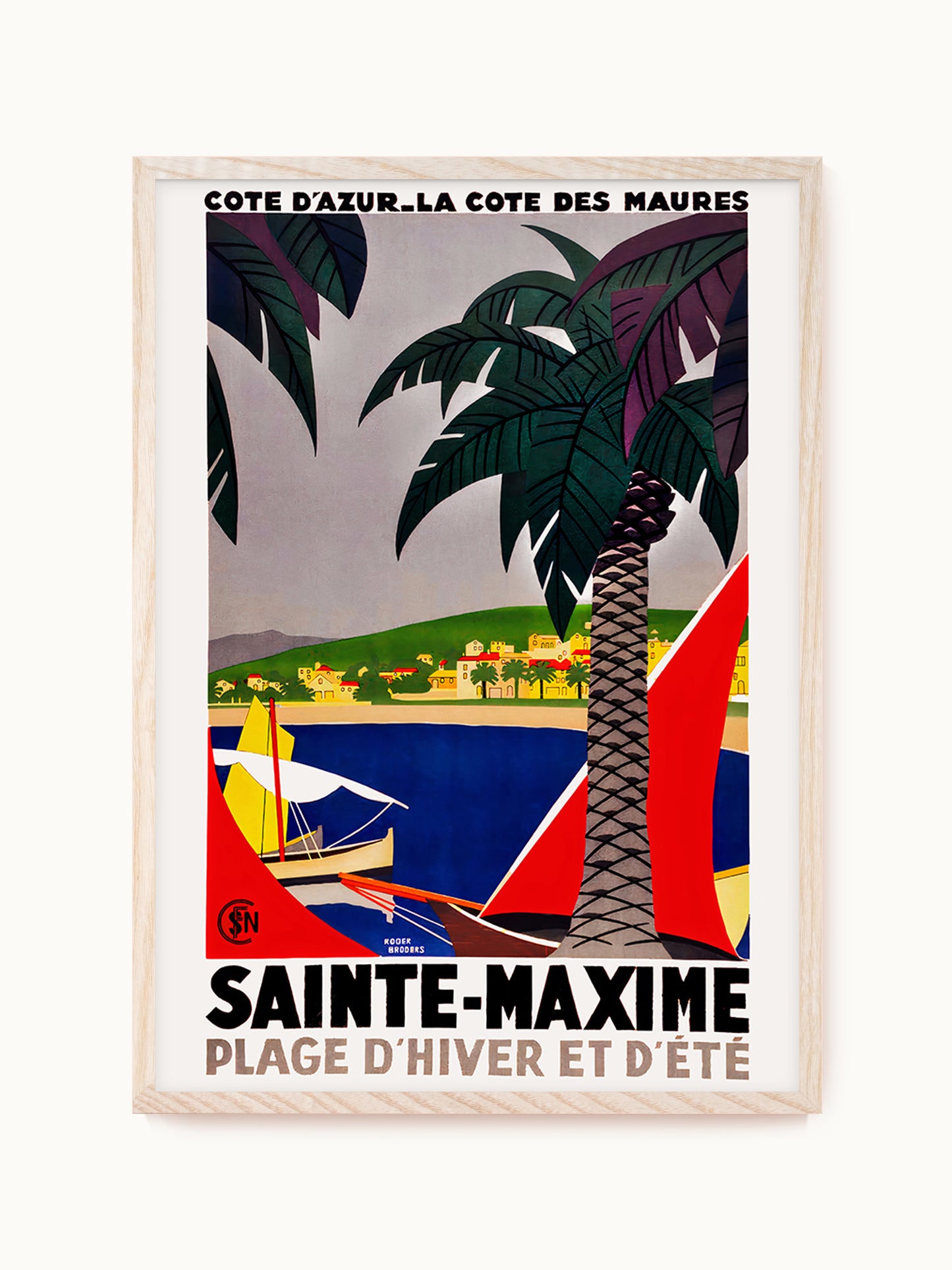 Kunstdruck Roger Broders | Saint-Maxime