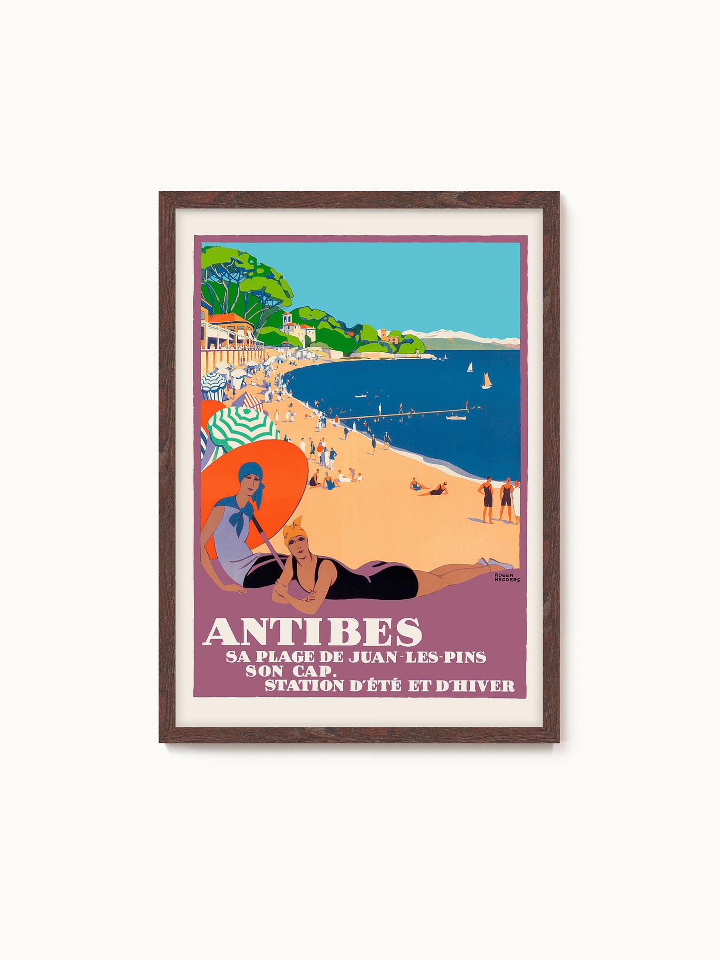 Kunstdruck Roger Broders | Antibes
