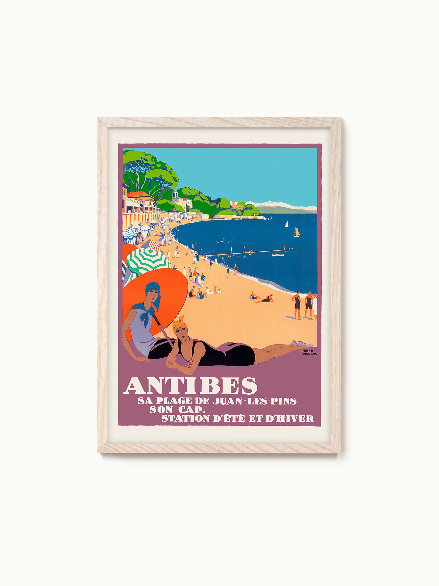 Kunstdruck Roger Broders | Antibes