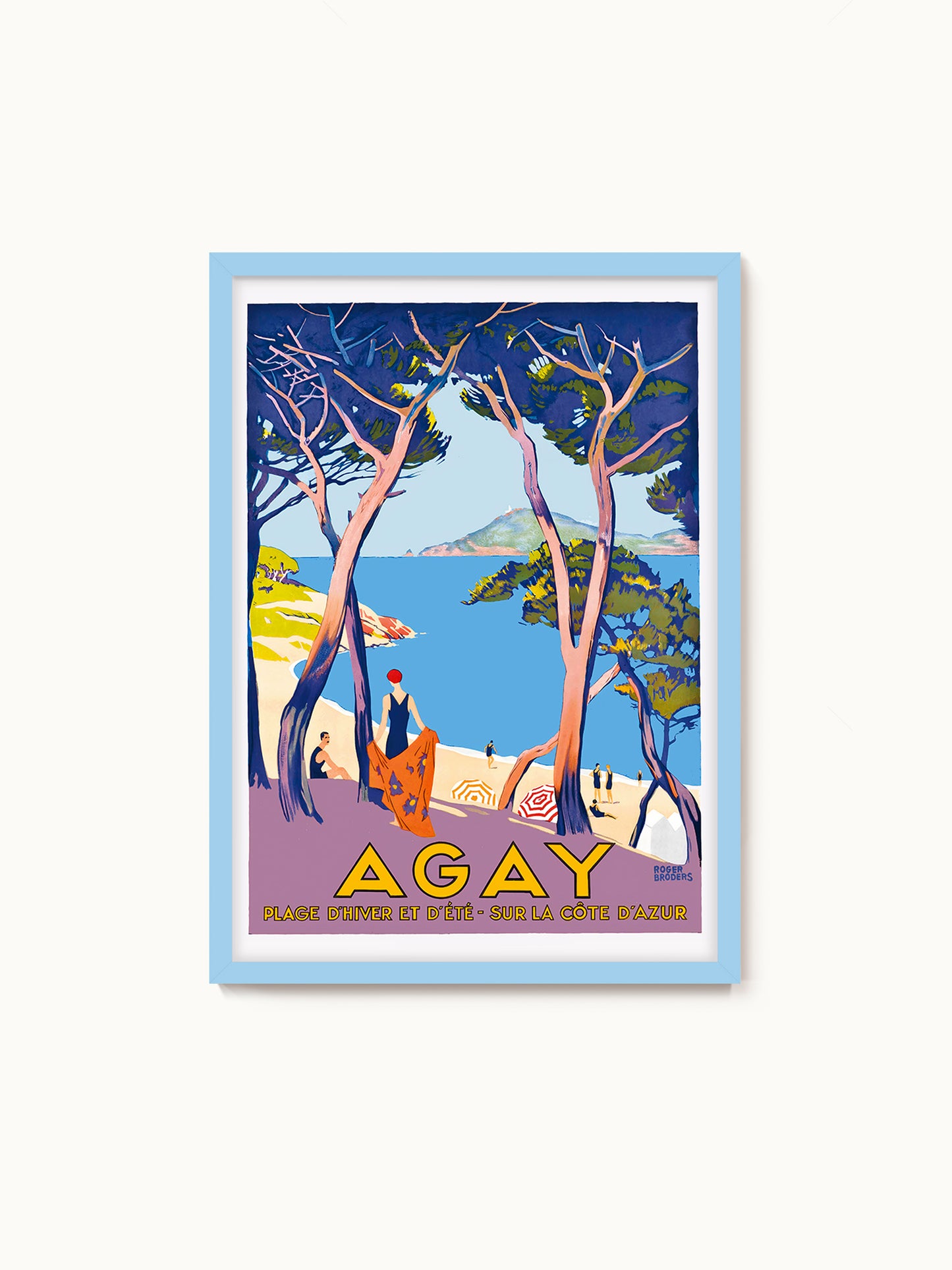 Kunstdruck Roger Broders | Agay