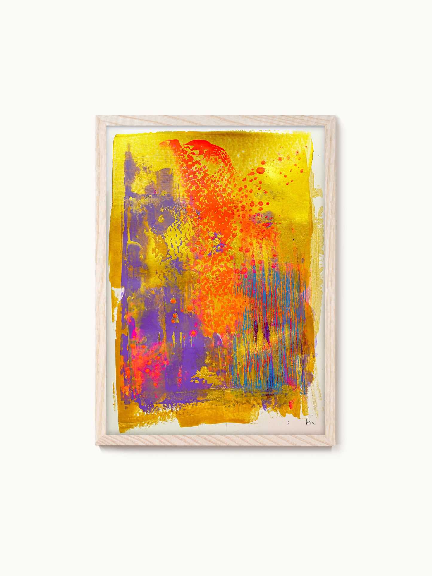 Kunstdruck „Goldene Abstraktion“ | Design by Lisa Geyer