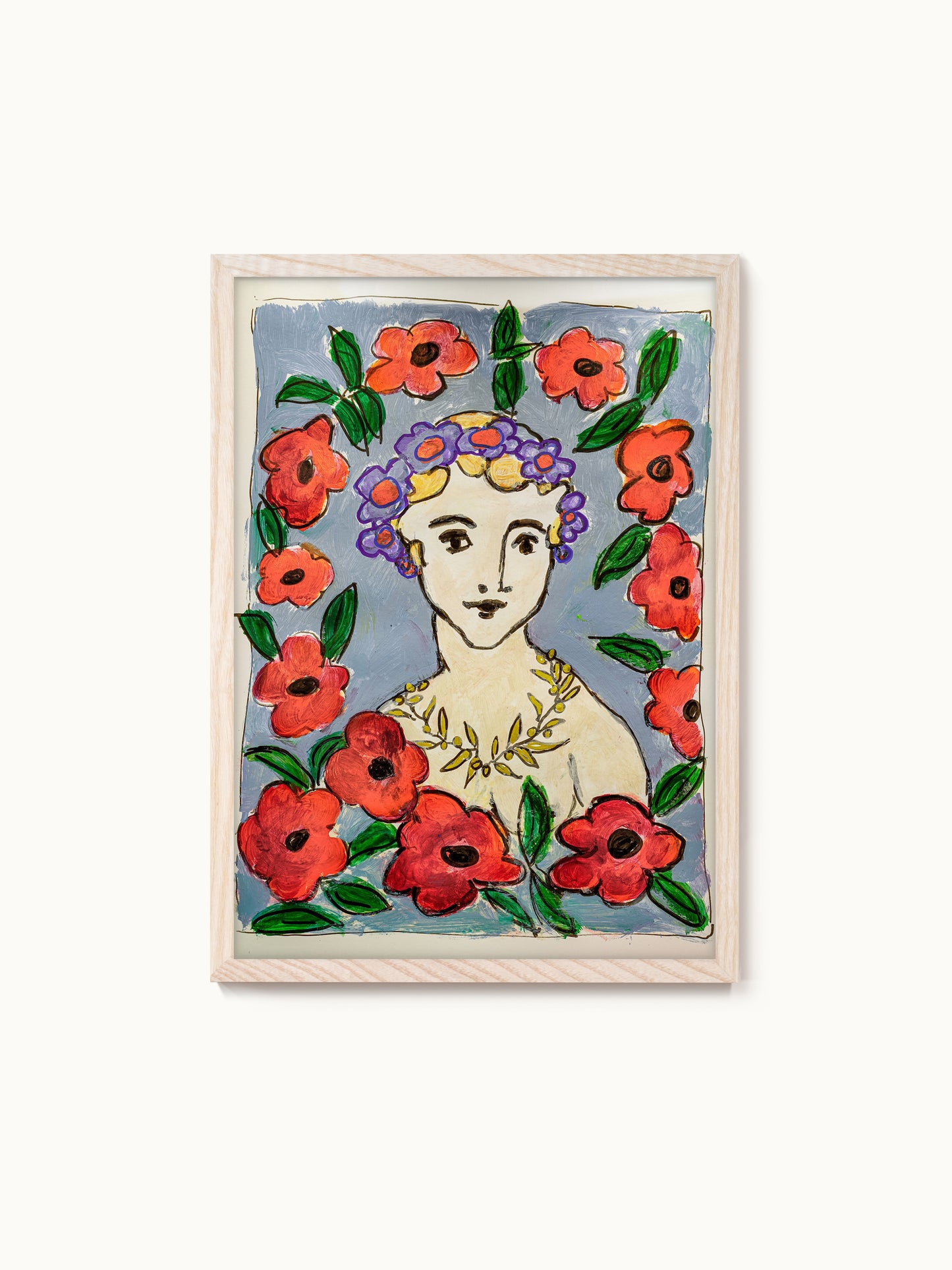 Kunstdruck „Lady in Flowers“ | Design by Lisa Geyer