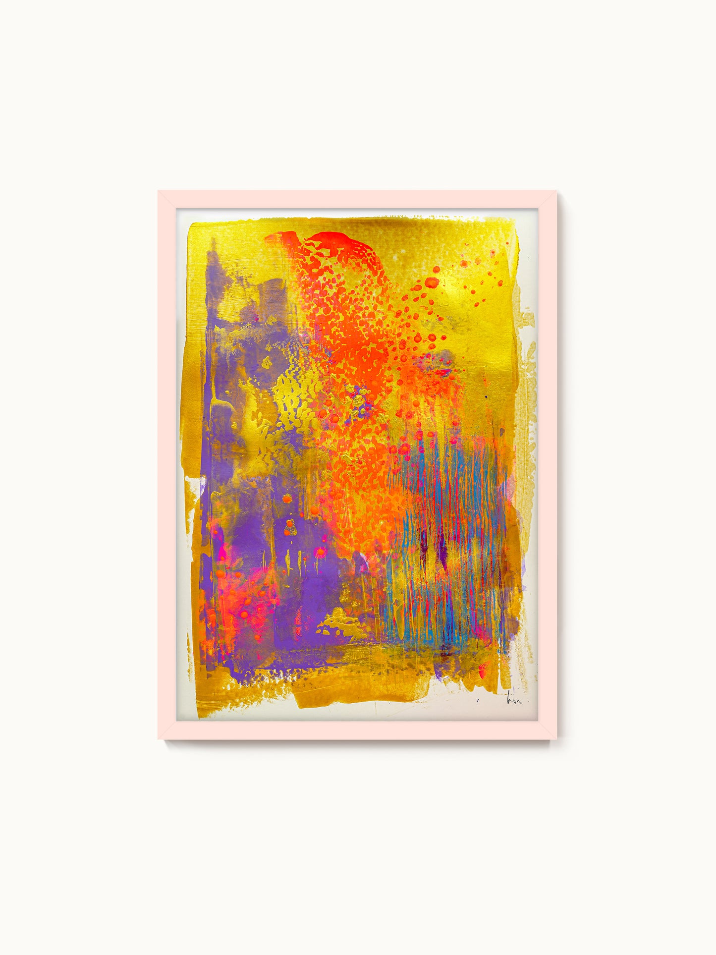 Kunstdruck „Goldene Abstraktion“ | Design by Lisa Geyer