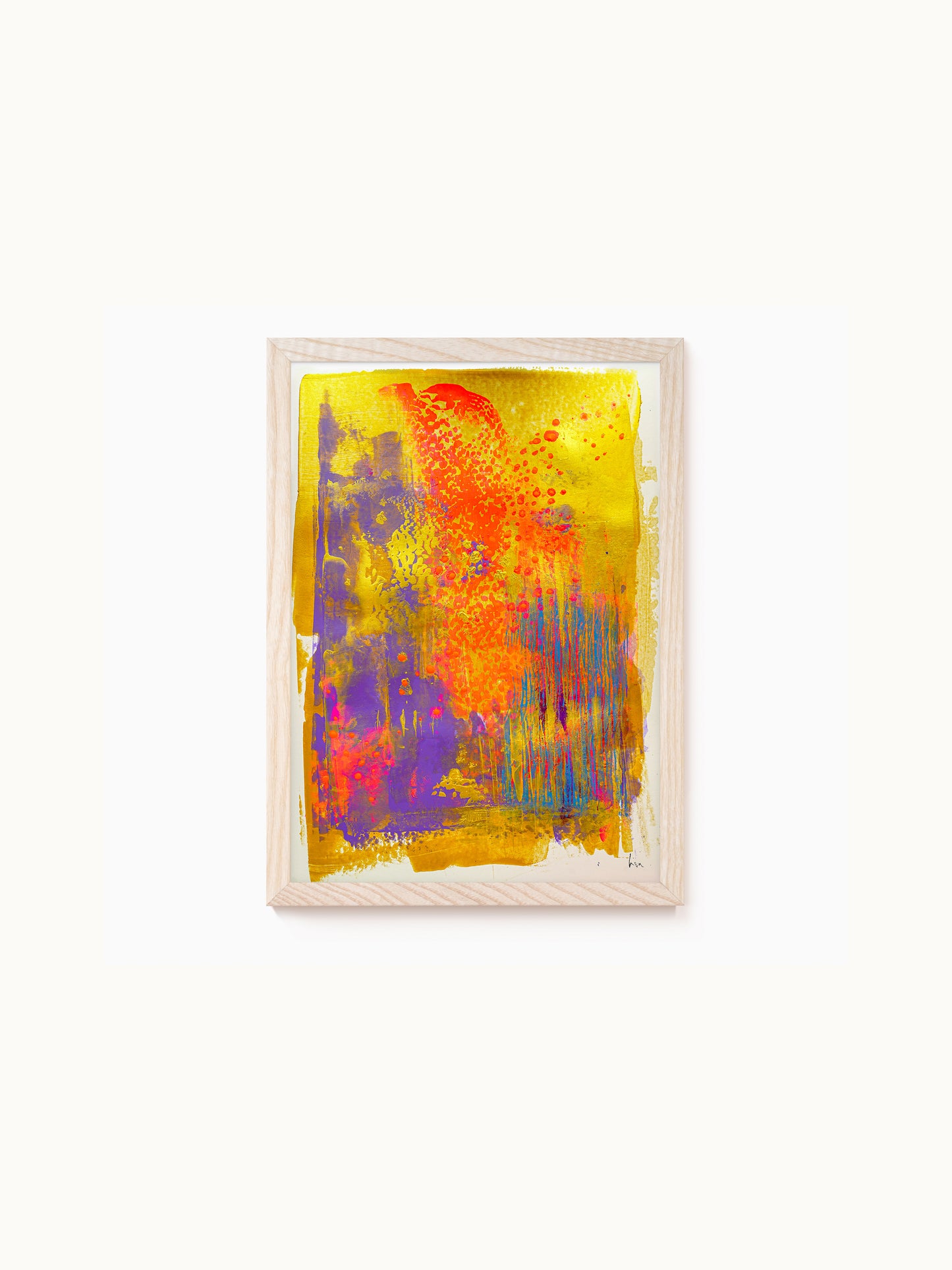 Kunstdruck „Goldene Abstraktion“ | Design by Lisa Geyer