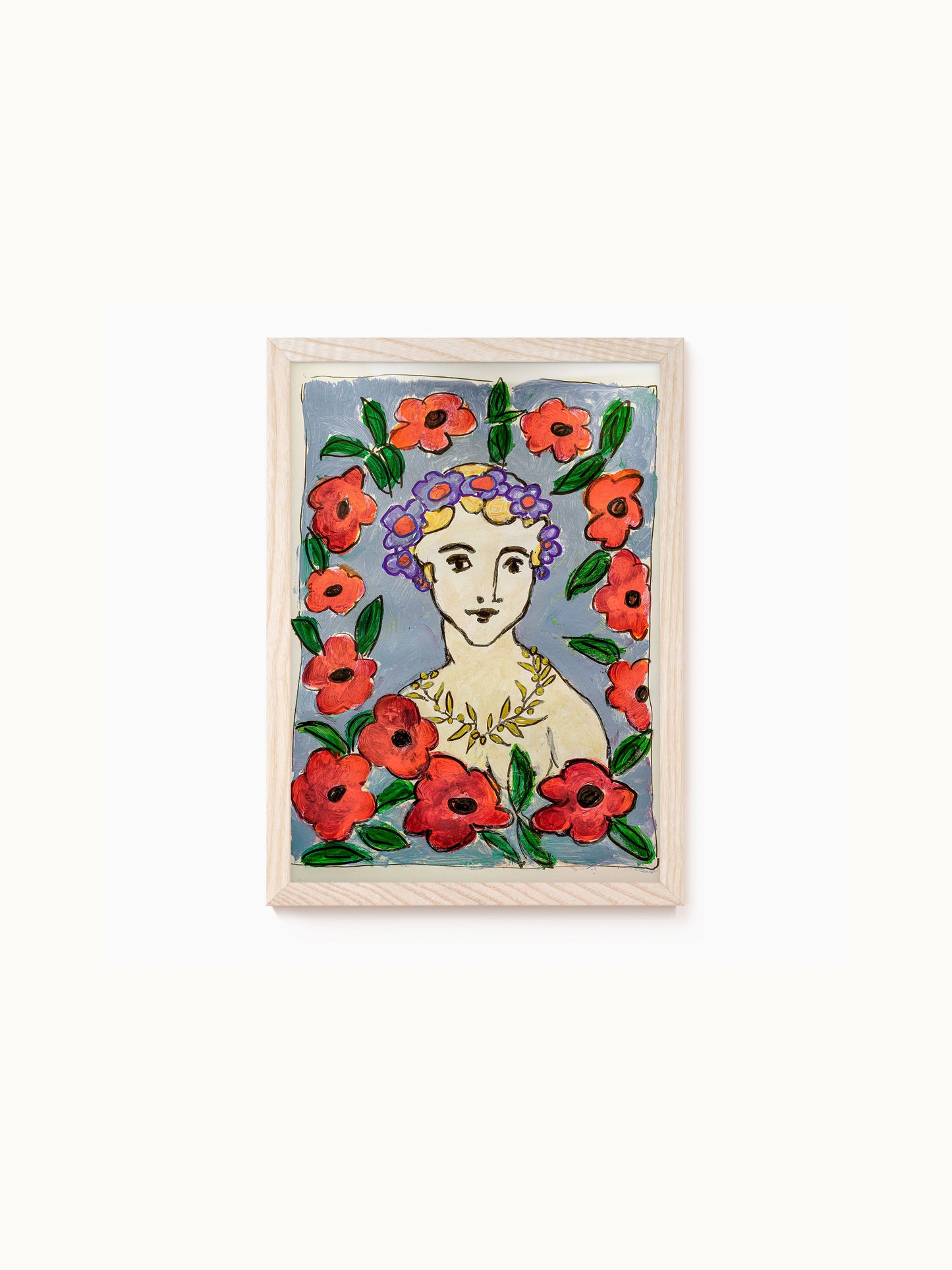 Kunstdruck „Lady in Flowers“ | Design by Lisa Geyer
