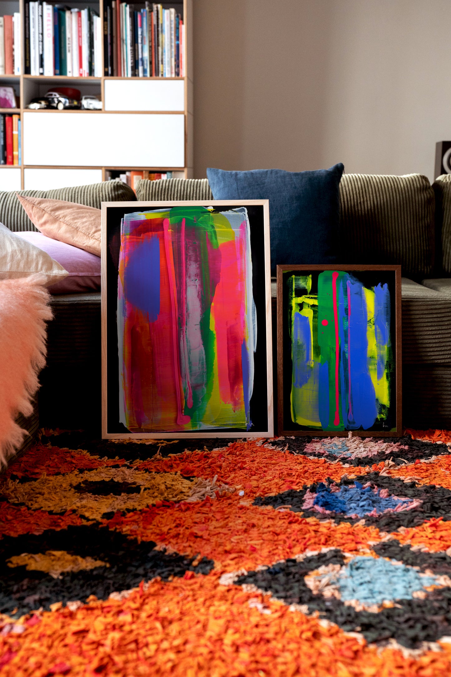Kunstdruck: „Stripes Neon“ | Design by Lisa Geyer