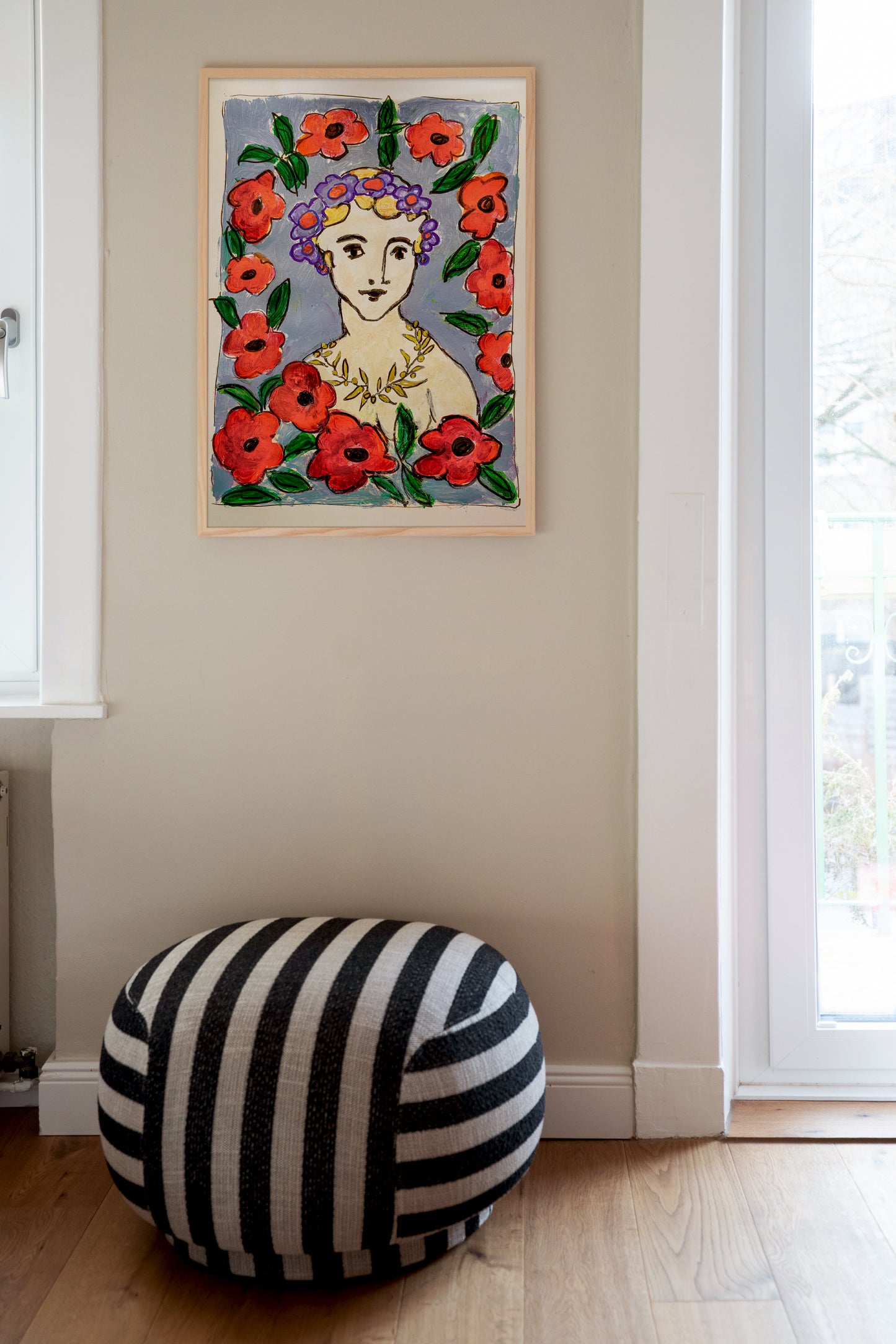 Kunstdruck „Lady in Flowers“ | Design by Lisa Geyer