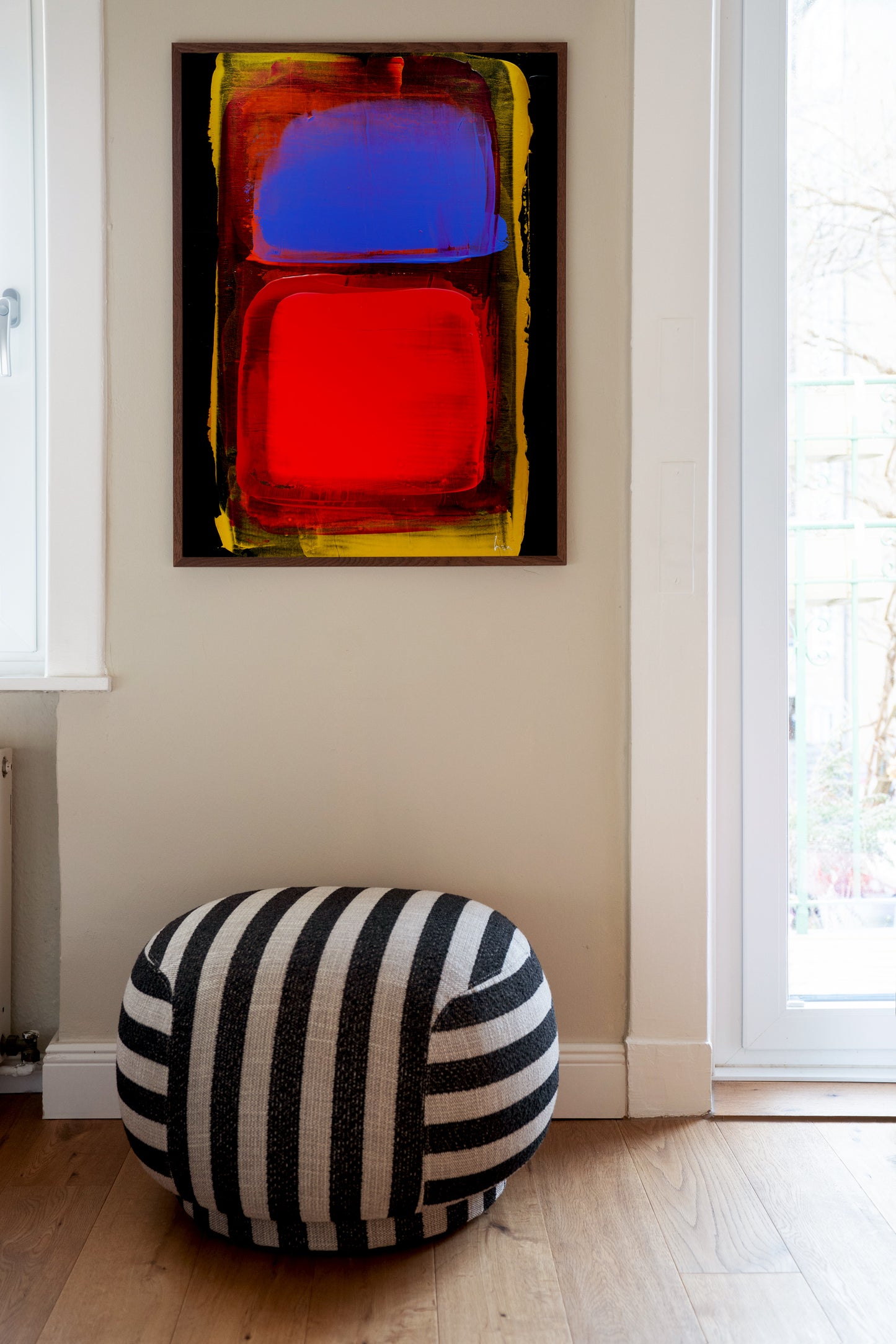 Kunstdruck „Rothko Hommage (Blau & Rot)“ | Design by Lisa Geyer