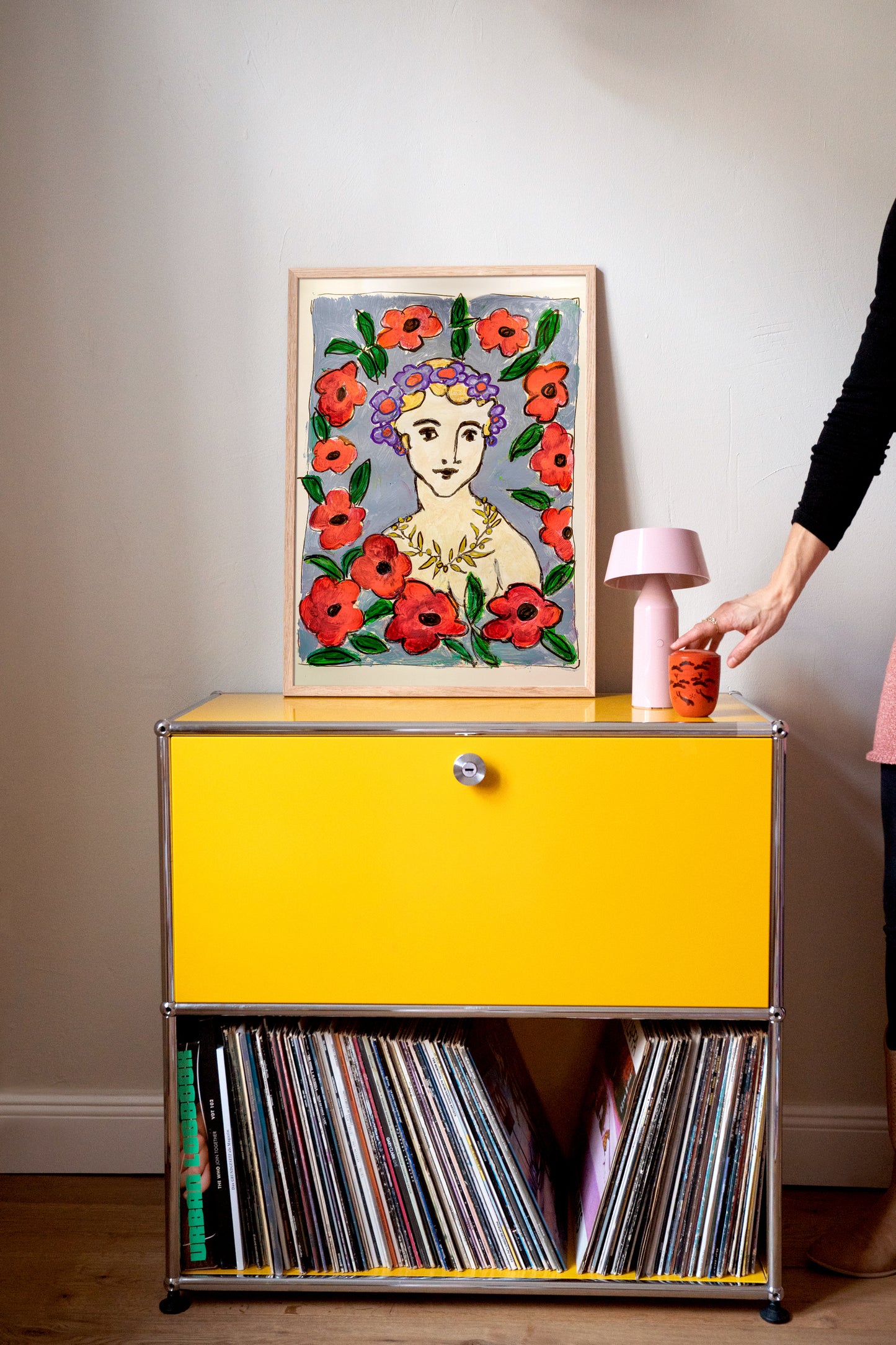 Kunstdruck „Lady in Flowers“ | Design by Lisa Geyer
